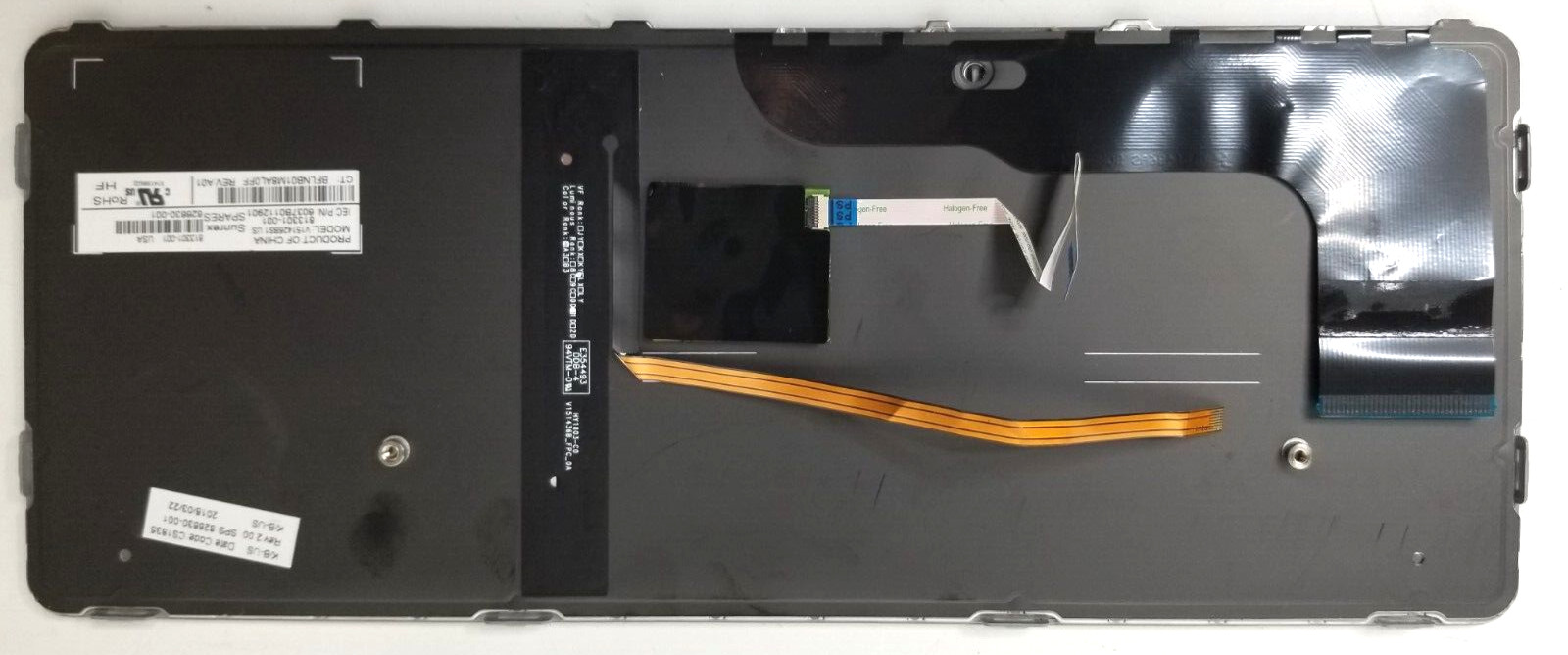 Used Fully Functional Keyboard for HP Elitebook 820 G4 Laptop (B1)