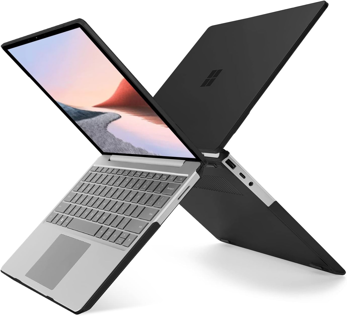 Case Only for Microsoft Surface Laptop Go 3/2/1 12.4 inch Protective Hard Shell