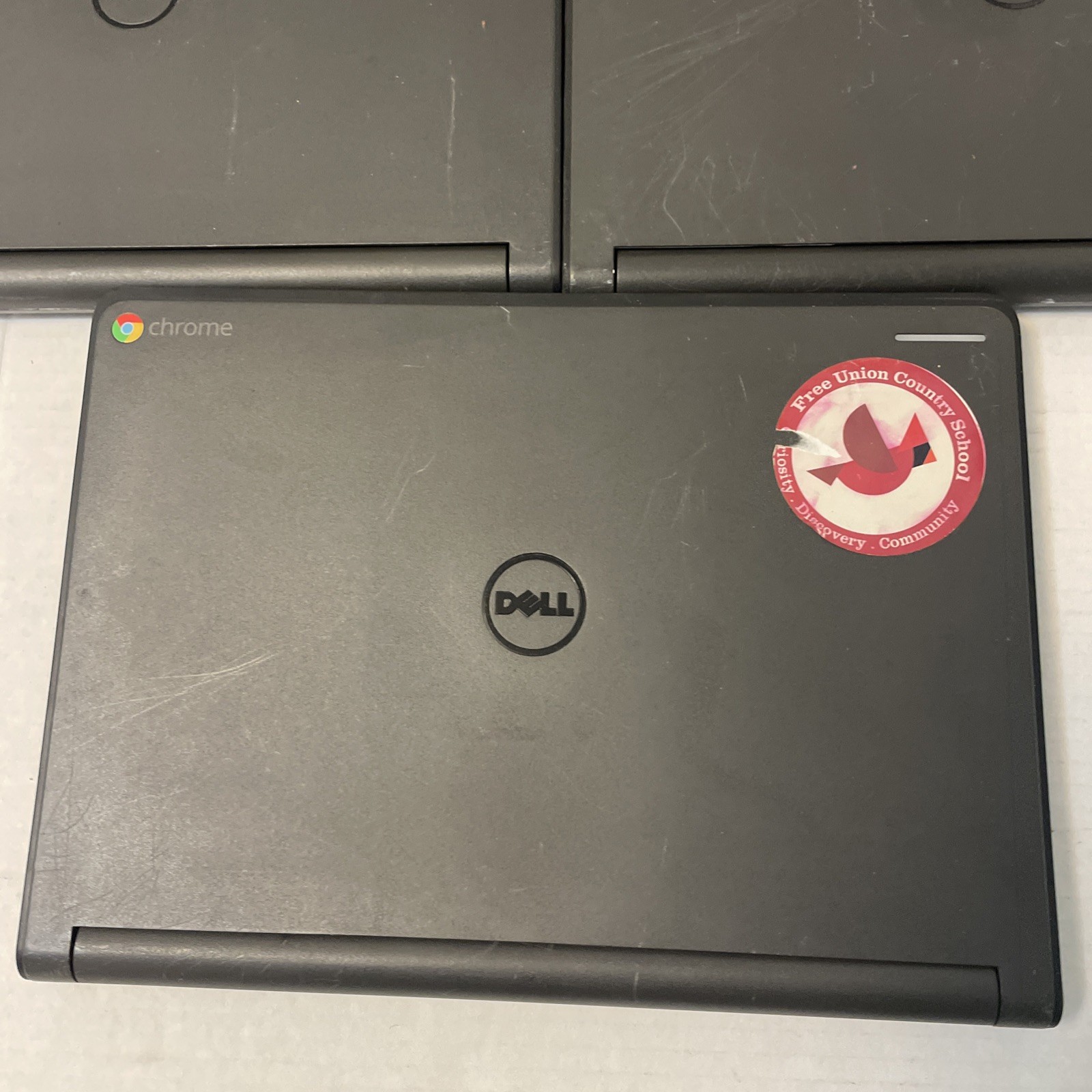 X3 Lot Of Dell P22T001 11.6″ Chromebook w/Celeron 2.16GHz/4GB/16GB (Black)