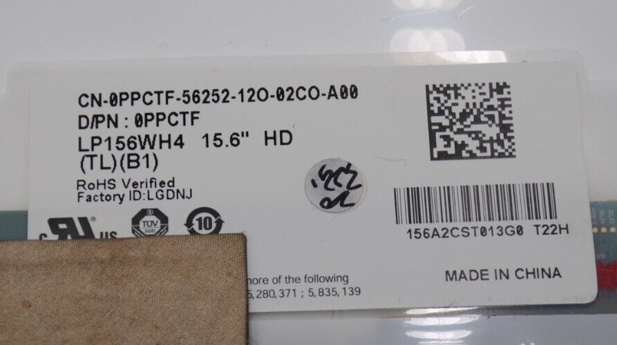 LG LP156WH4 (TL) (B1) 15.6″ Matte LED LCD 40 Pin Laptop Screen