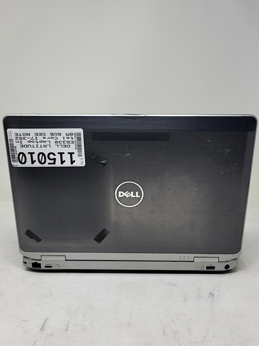 DELL LATITUDE E6330 Laptop Intel Core I7-3520M 8GB SEE NOTES
