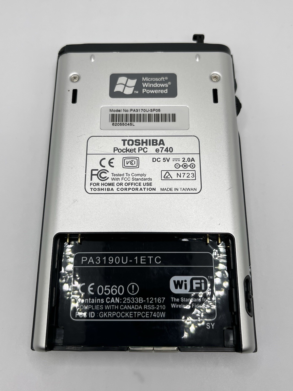 Toshiba Pocket PC E740 Excellent Condition Untested No Battery / Back Cover