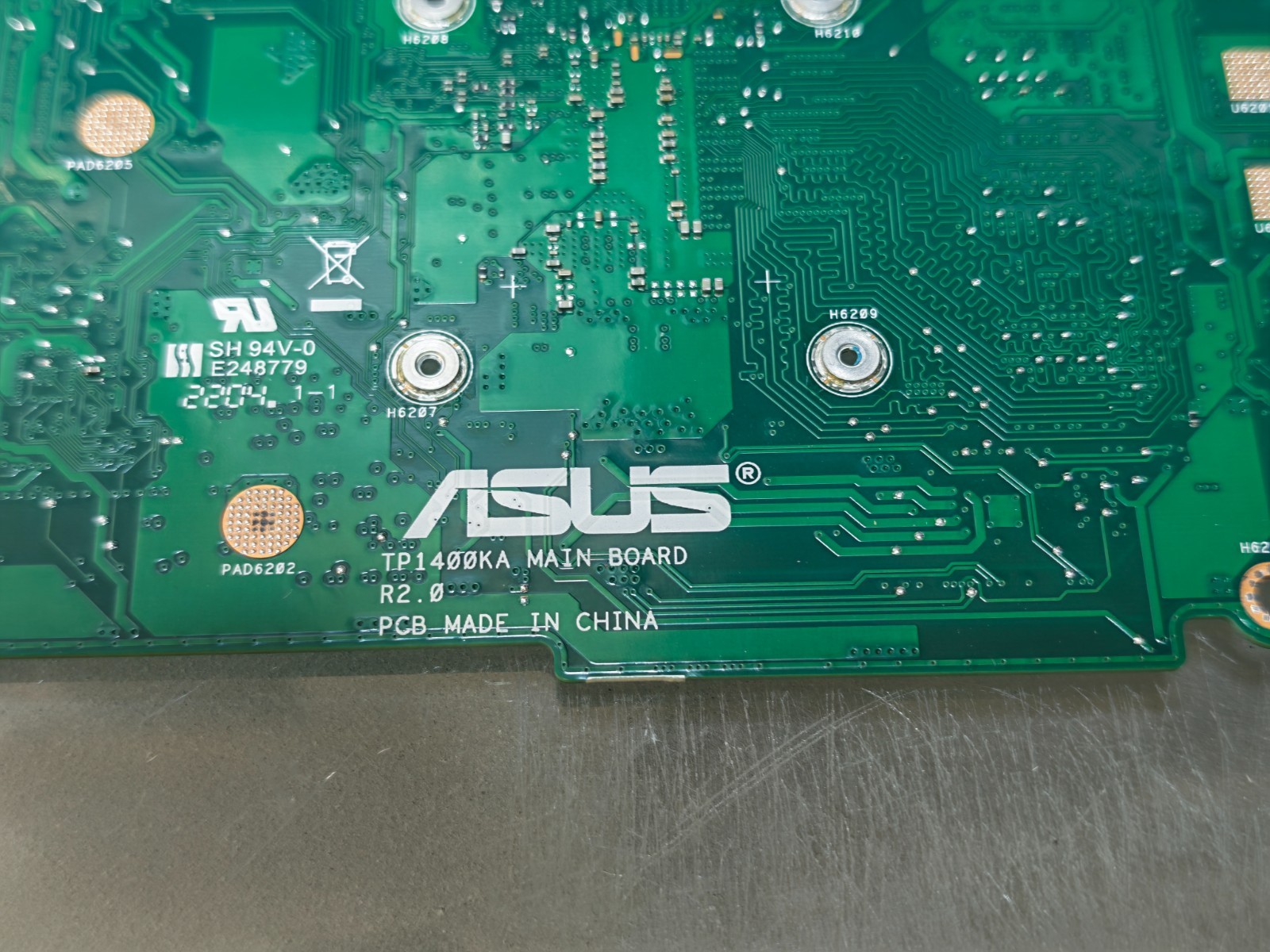 ASUS TP1400 MOTHERBOARD INTEL SILVER N6000 INTEL UHD TP1400KA MAIN BD R2.0 #