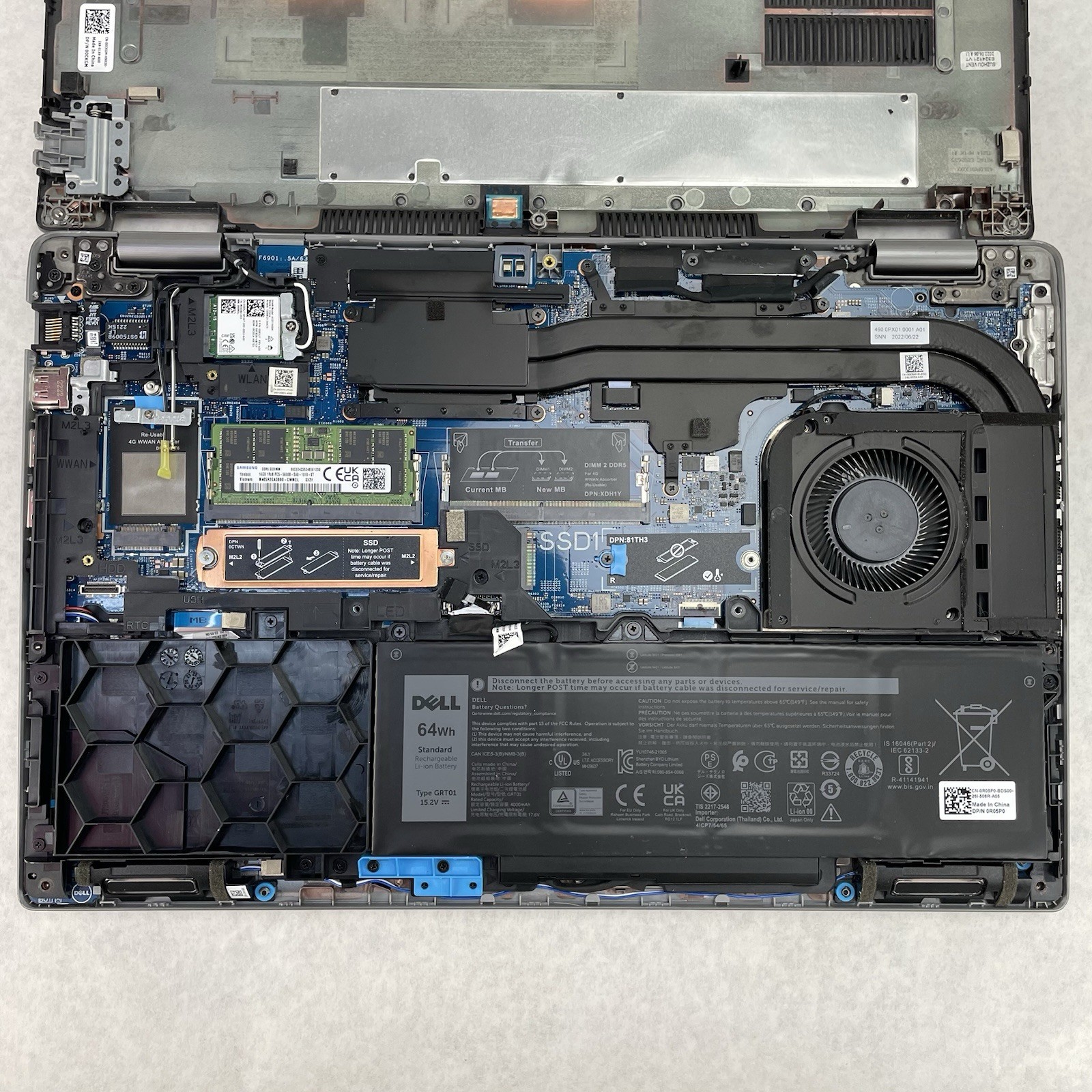Dell Precision 3571 15.6″ i5-12500H 3.76 GHz 16 GB RAM No SSD/OS/AC
