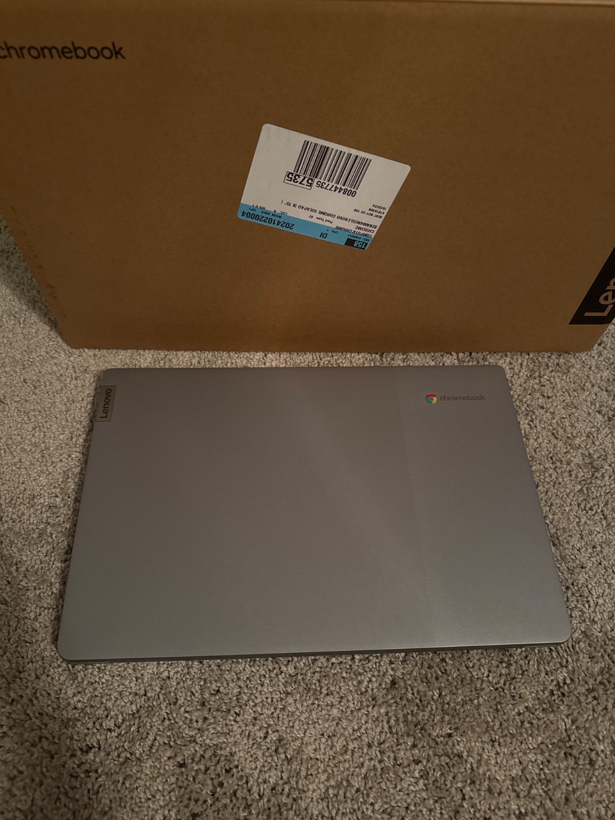 Lenovo Chromebook Laptop IdeaPad3- 64gb emmc, 15.6 display