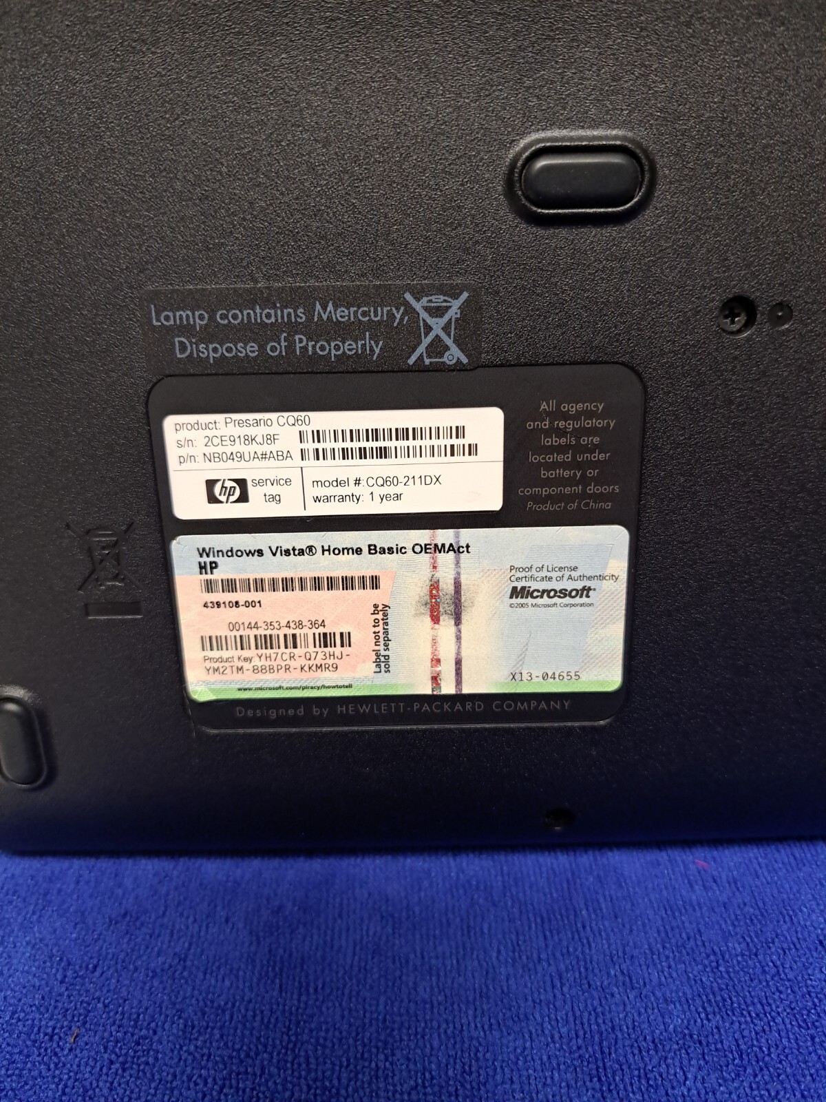HP Compaq Presario CQ61 AMD Athlon II WIN11 4GB RAM 120 GB SSD
