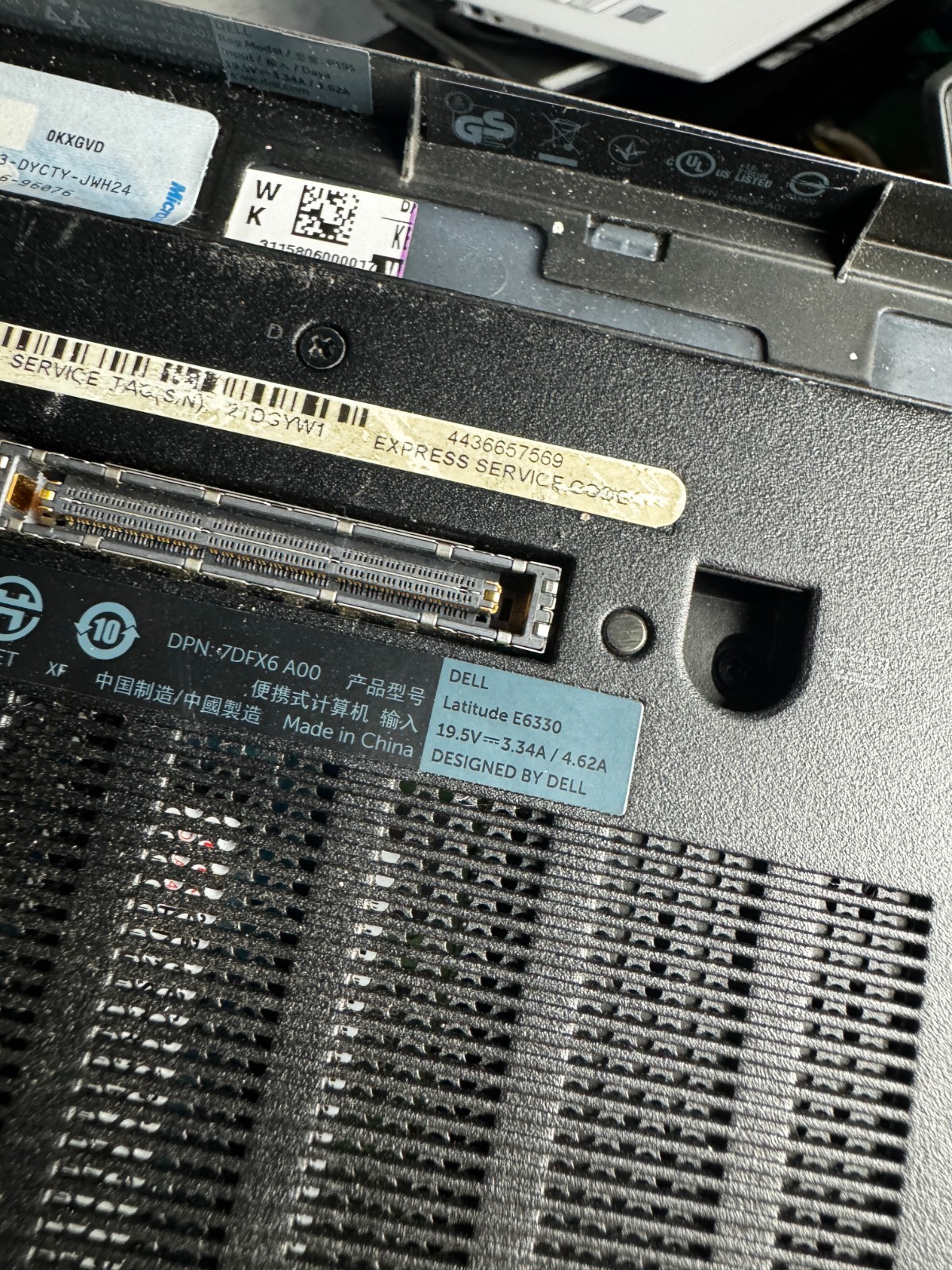Dell Latitude E6330 Laptop for Parts/Repair #5914