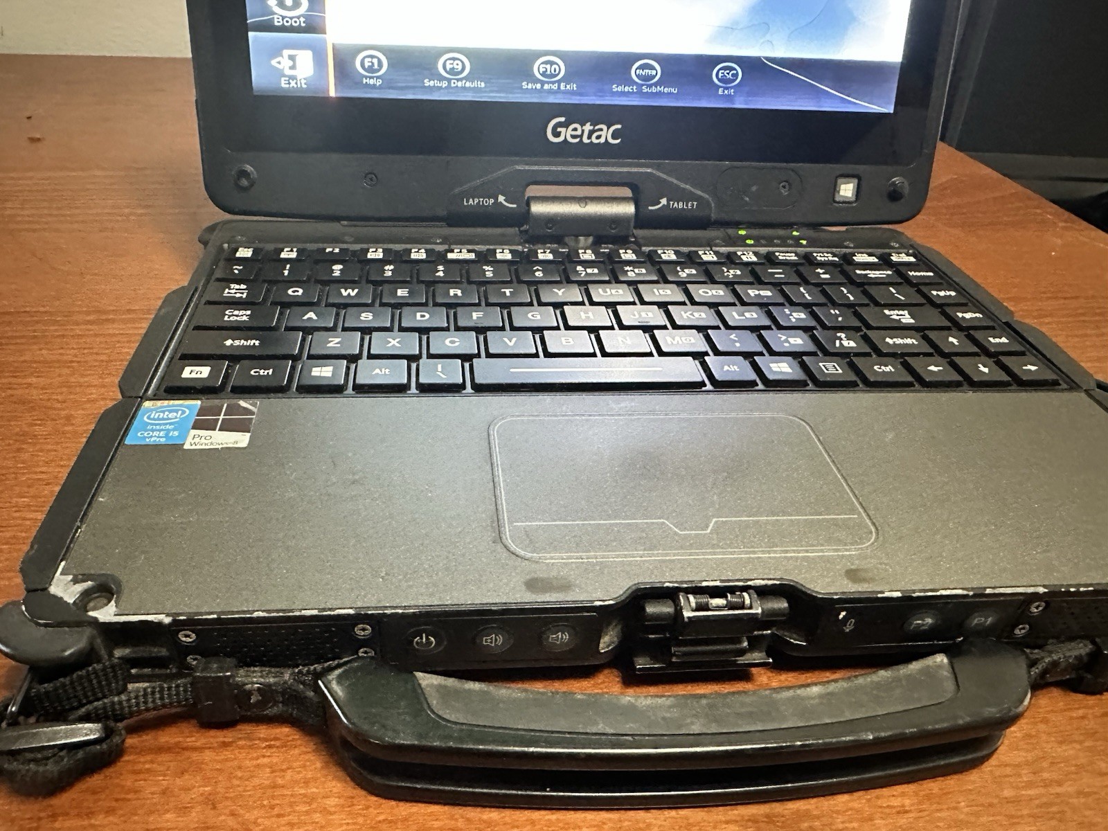 Getac V110G2 Rugged Laptop i5-5300U 8GB NO HDD / NO CHARGER MISSING PARTS AS IS