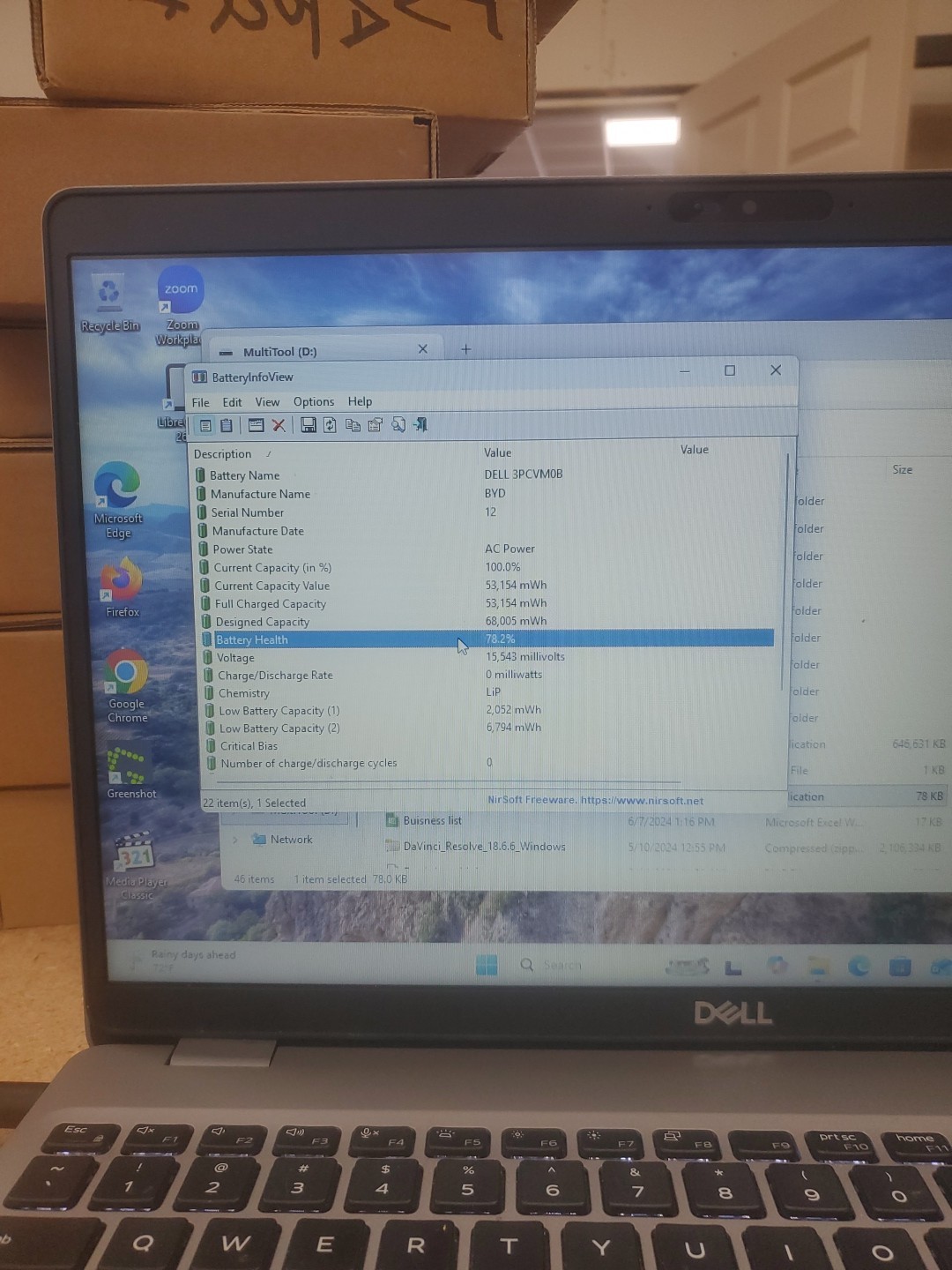 Dell Precision 3550 Laptop – i5-10310U 8GB 256GB SSD 15.6″ 051426-5