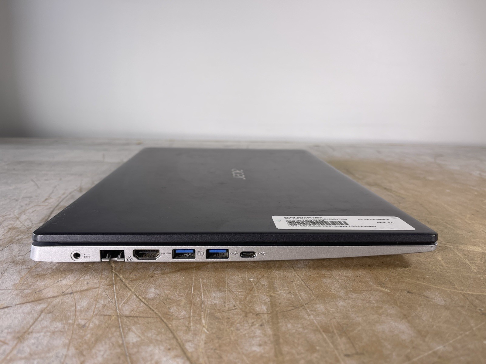 ACER ASPIRE 5 A515-55-378V i3-1005G1 @ 1.20GHz, 16GB RAM, NO HDD/OS – (PARTS)