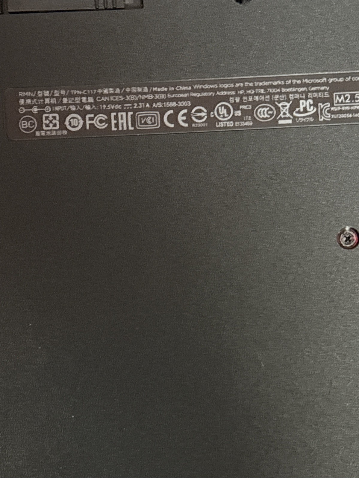 HP Pavilion Notebook AR5B125 Laptop And Battery Only No Charger Tested Working