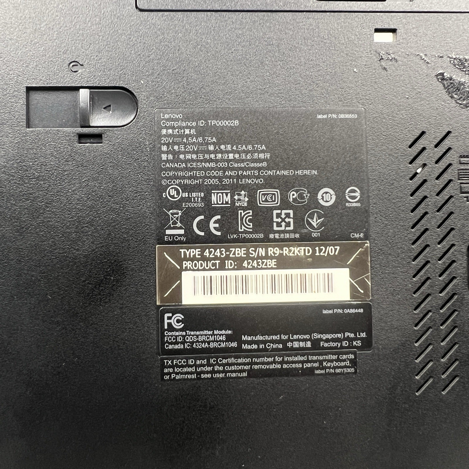 Lenovo ThinkPad T520 Intel i7-2640M 8GB 120GB SSD Win 11 w/ Charger|ELP88, READ