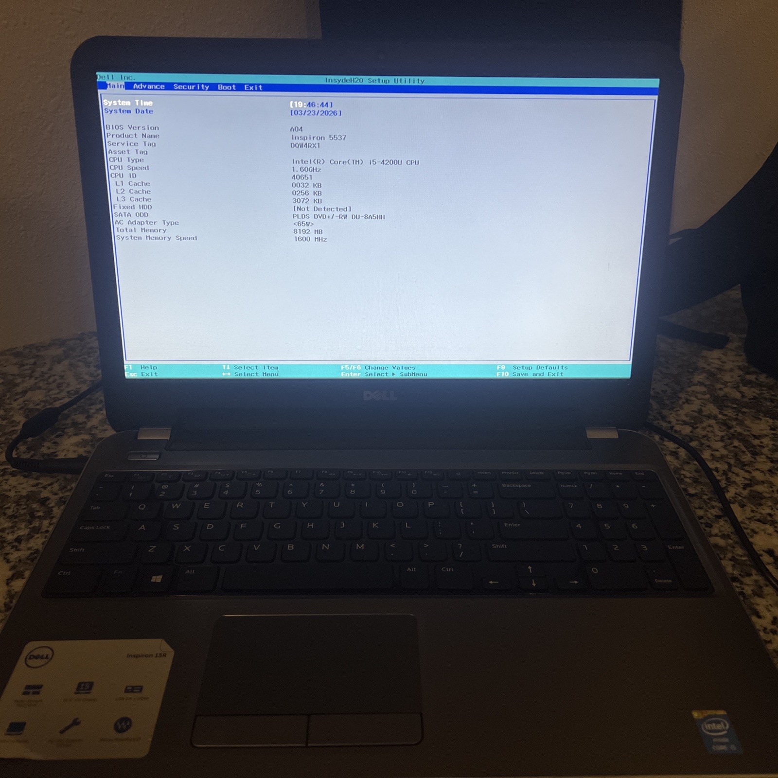 dell inspiron 5537