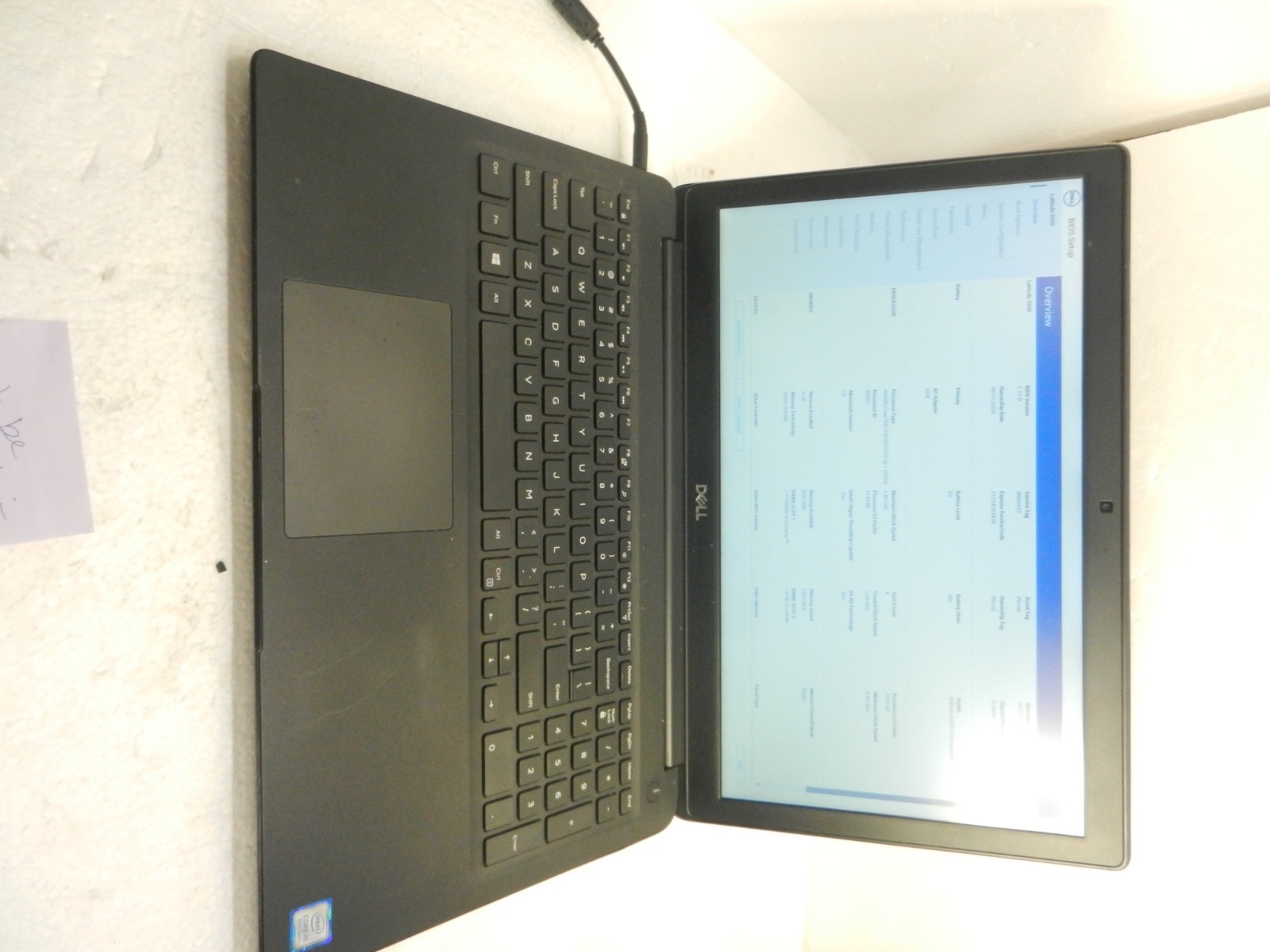 Dell Latitude 3500 Laptop i5‑8265U 8GB RAM 15.6″ No HDD / No OS ◦ dead Battery