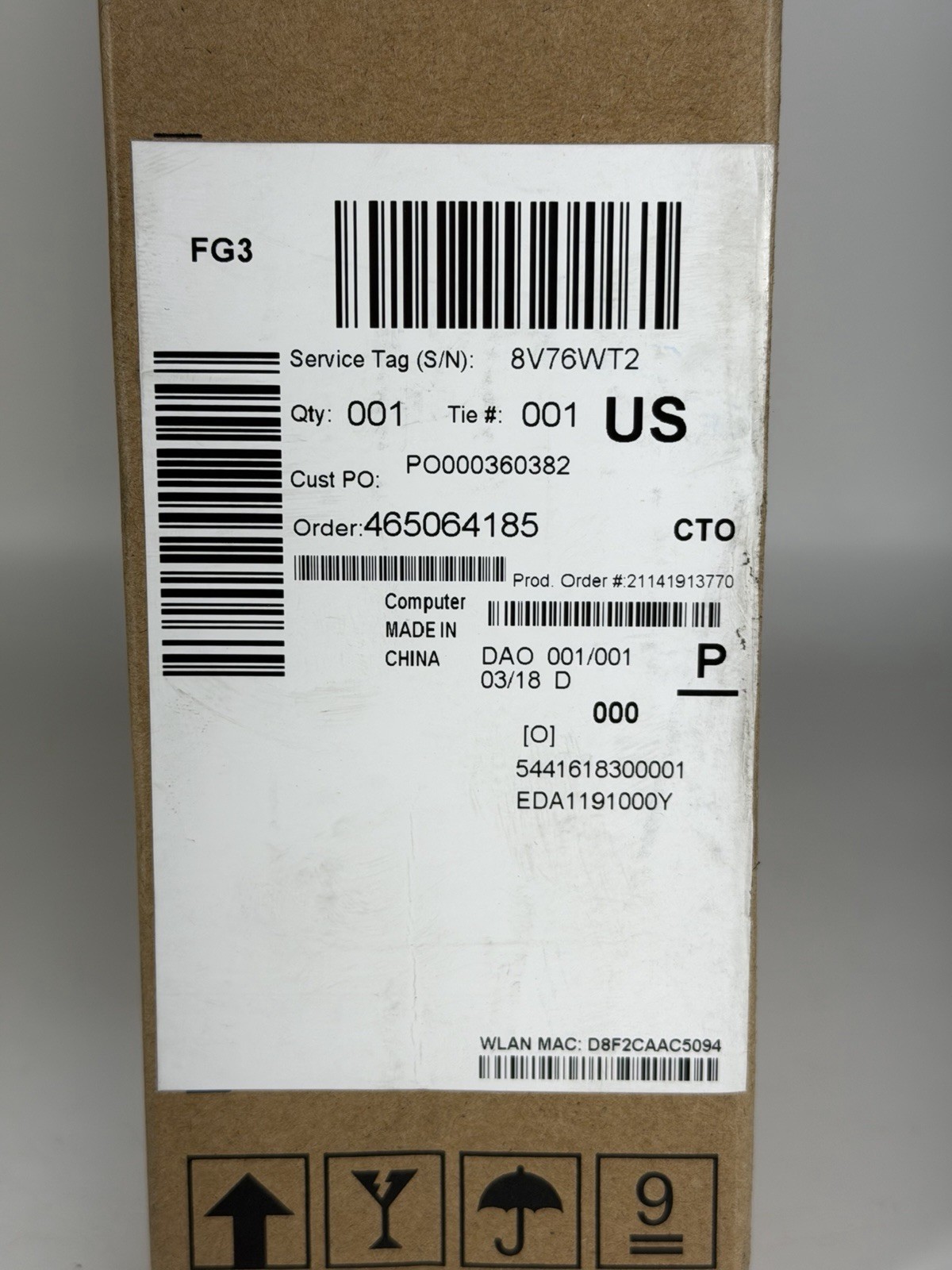 Dell 3181 Inspiron 11 Chromebook 11.6″ Celeron N3060 4GB Ram 16GB SSD – NEW