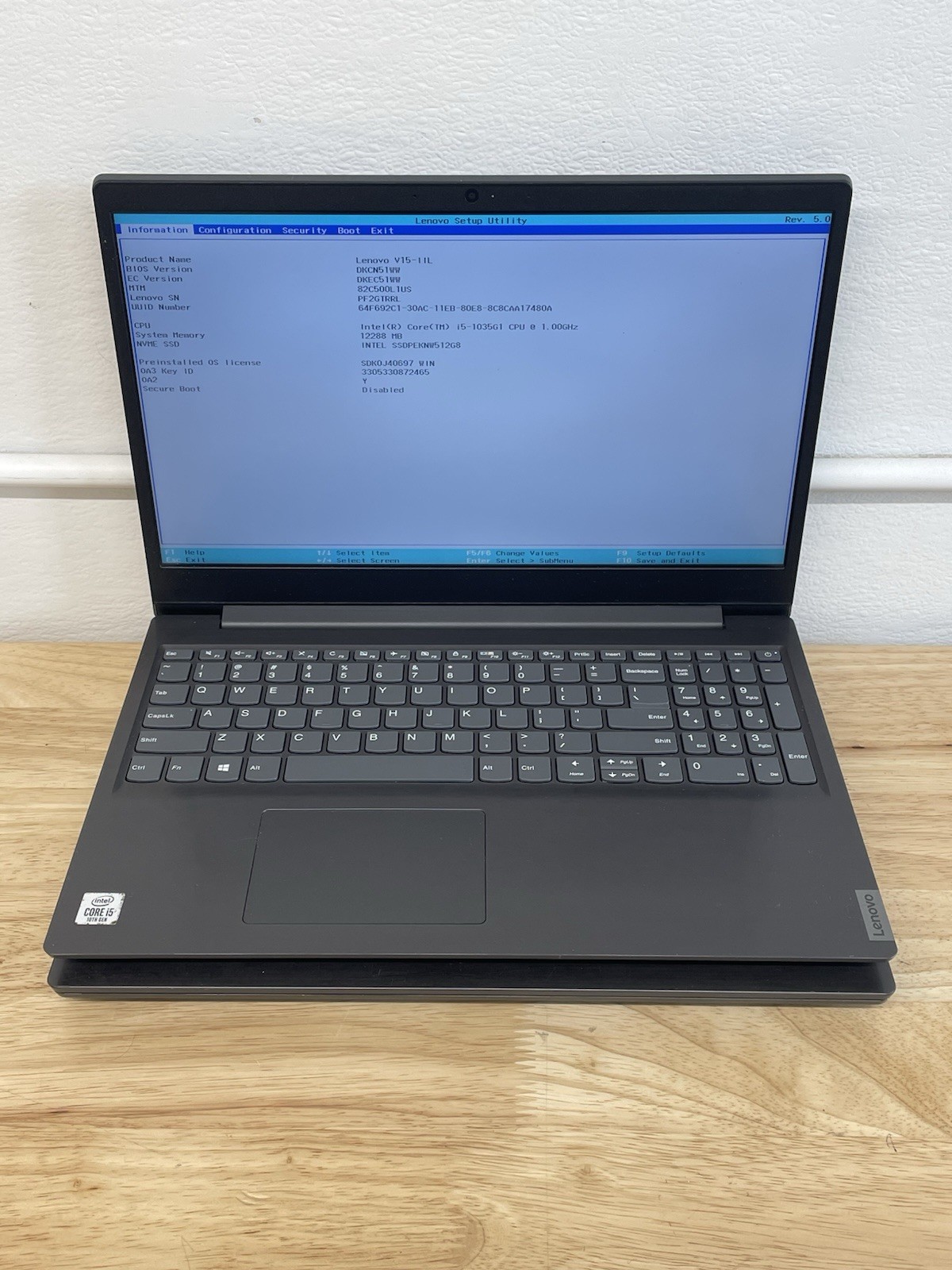 Lot of 2 – Lenovo V15-IIL Intel Core i5-1035G1 – 8GB RAM 256GB SSD Win11