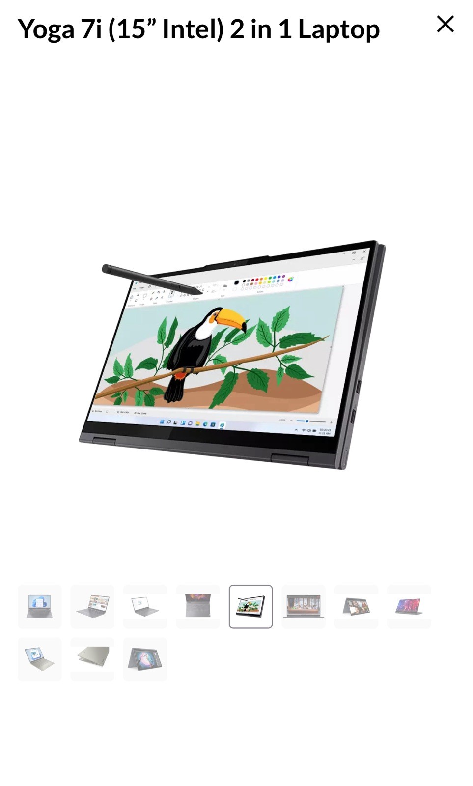 Lenovo Yoga 7 15” – Intel i7 | 16GB RAM | 1TB SSD | Touchscreen with pen