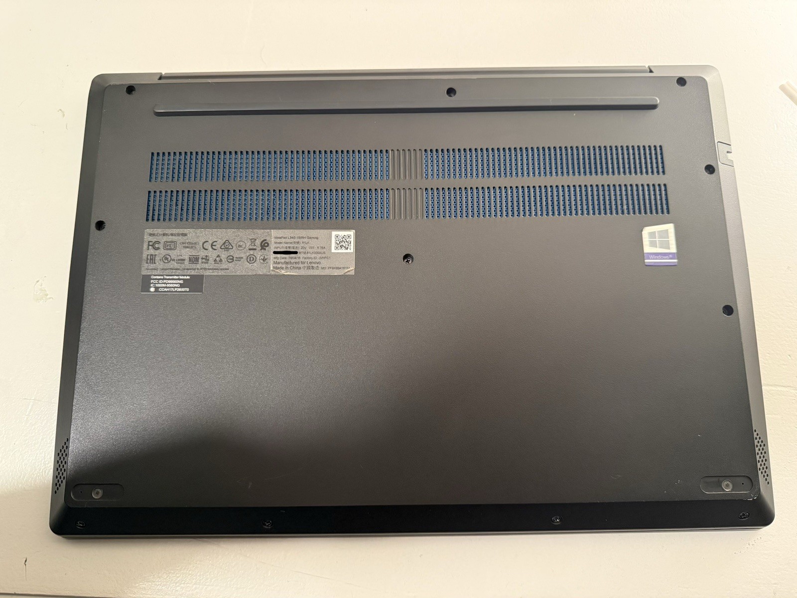 Lenovo IdeaPad L340 Gaming 15.6in i7-9750H 8GB 238GB SSD GTX 1650 Win 11