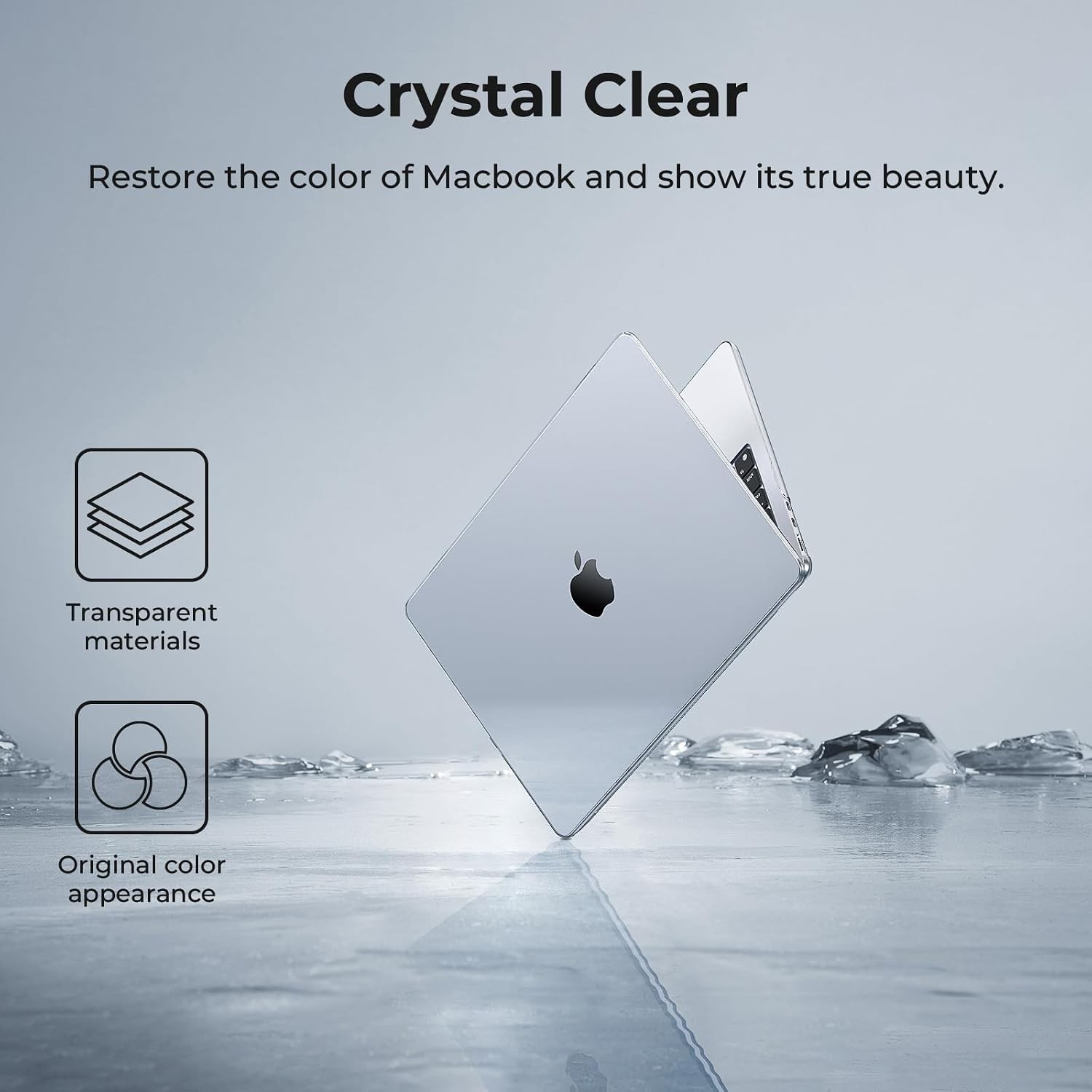 Case Compatible with MacBook Air 15 inch M5 2026 2025-2023 Release A3448 A3241
