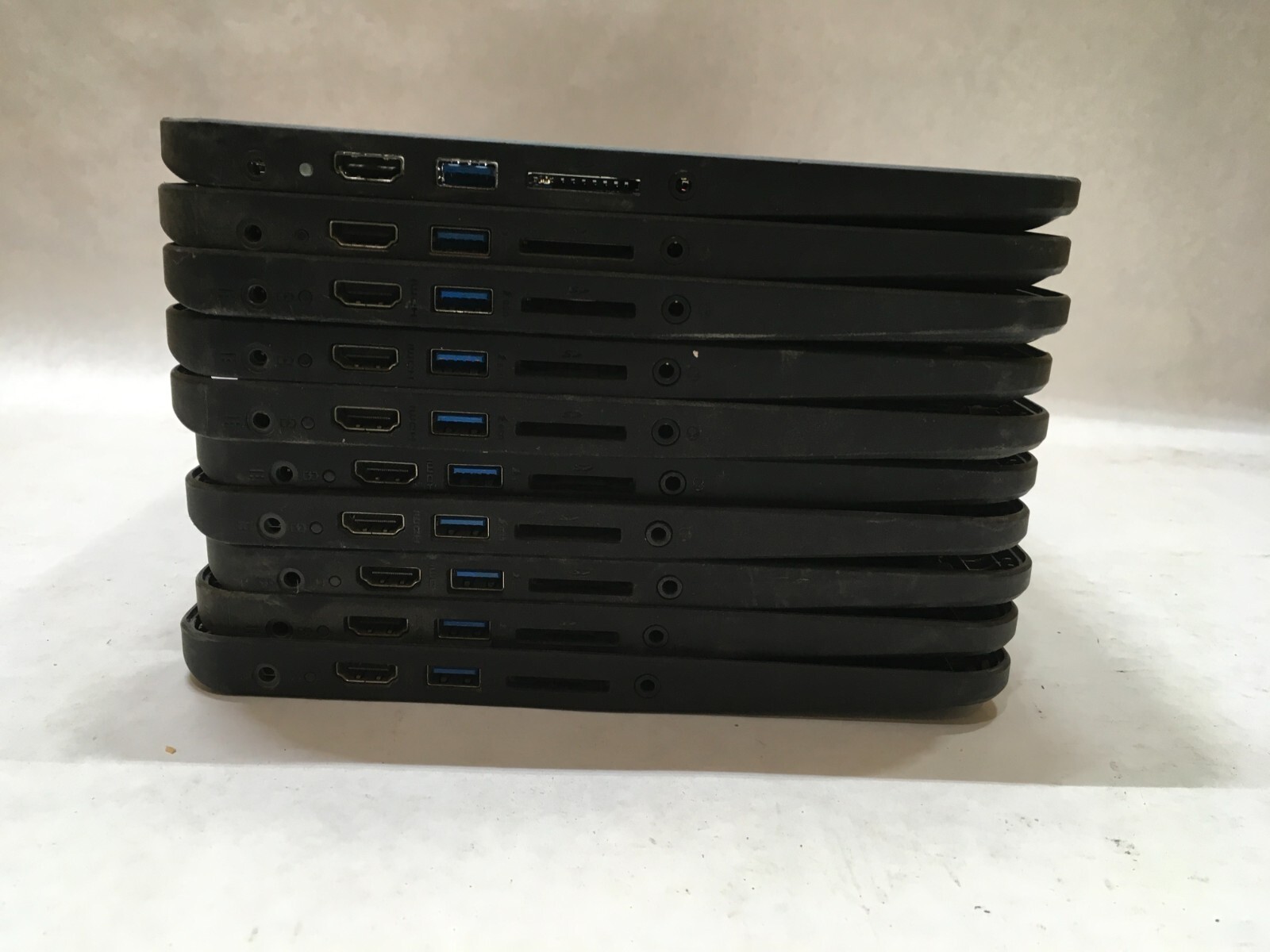 Lot of 10 Acer C731-CBVE Base Panels and Motherboards Only For Parts- FT
