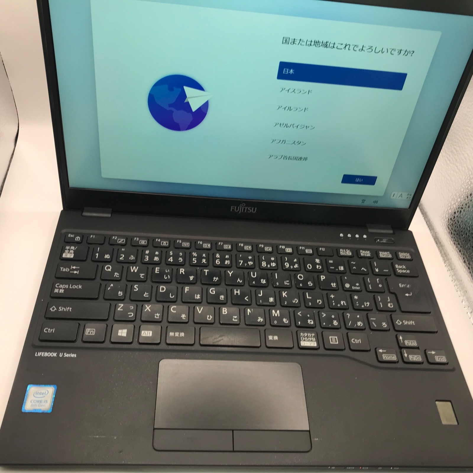 Fujitsu LIFEBOOK U939 Laptop PC Core i5 16GB RAM 256GB SSD Black Used