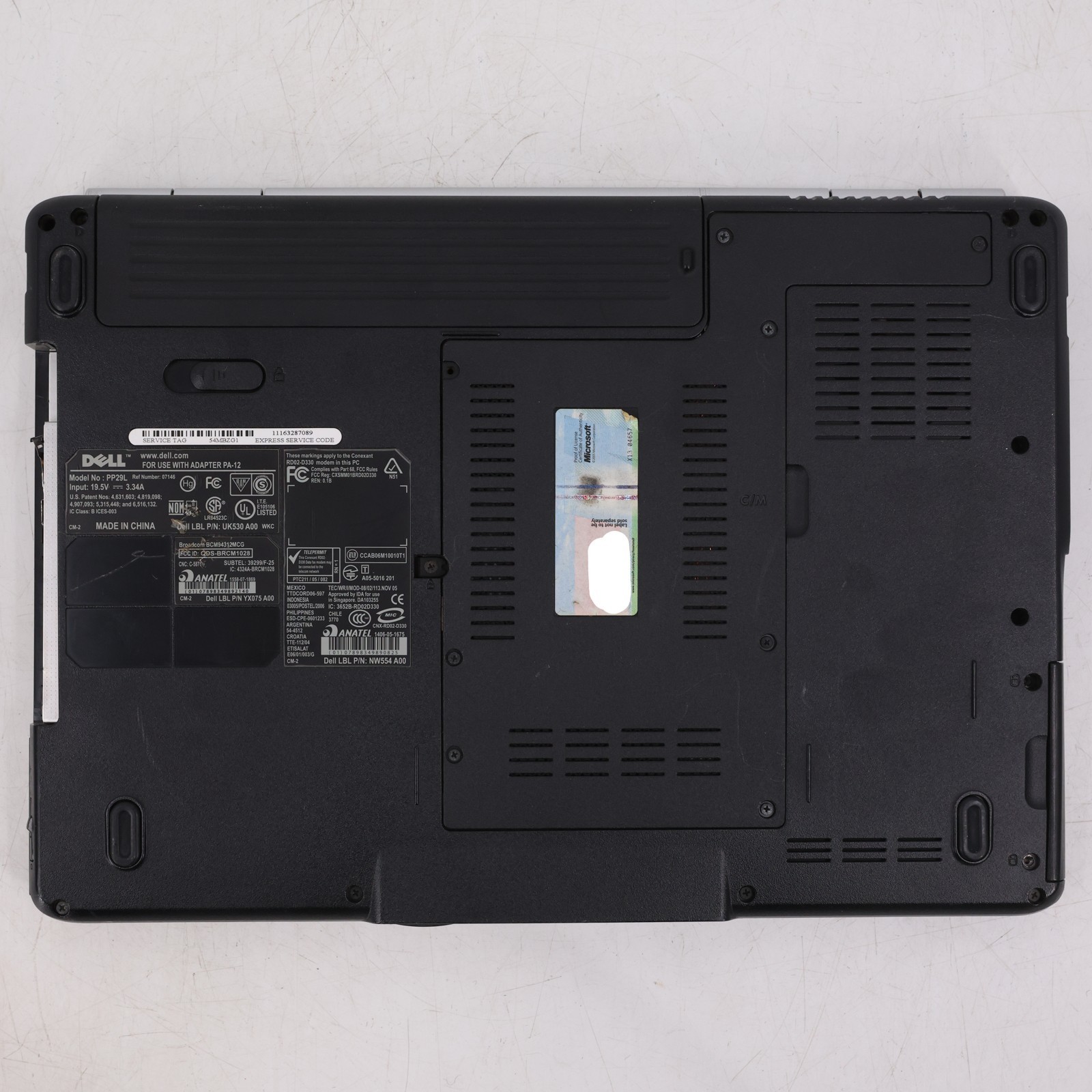 Dell Inspiron 1525 Laptop PP29L Intel Pentium 15.4″ Windows Vista Black