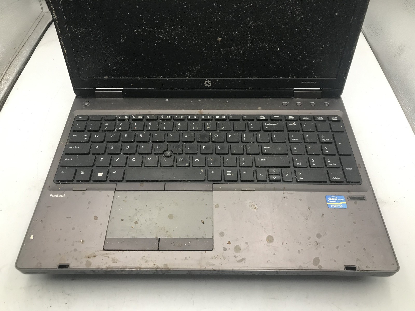 HP PROBOOK 6570B – FOR PARTS/NO BOOT – INTEL CORE I5 3RD GEN – NO RAM – READ -BB