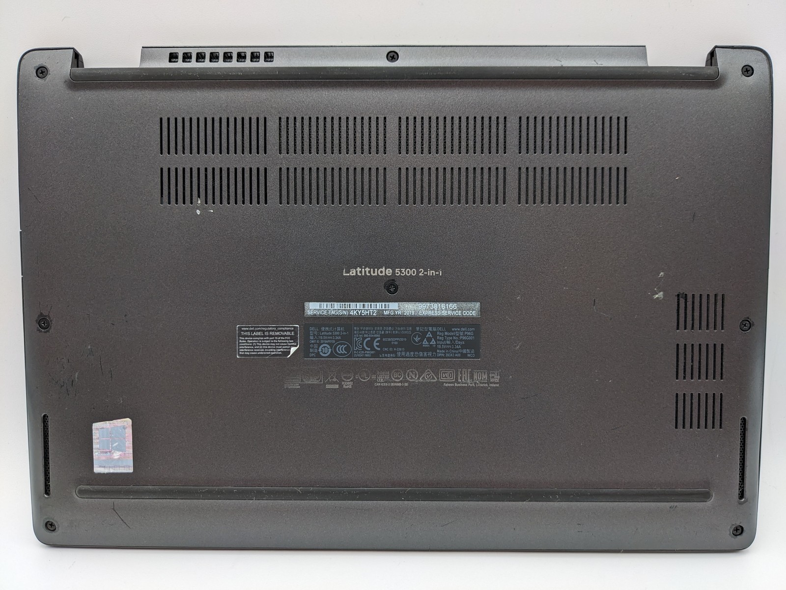 Dell Latitude 5300 I5-8265U Backlit Motherboard Palmrest **READ**