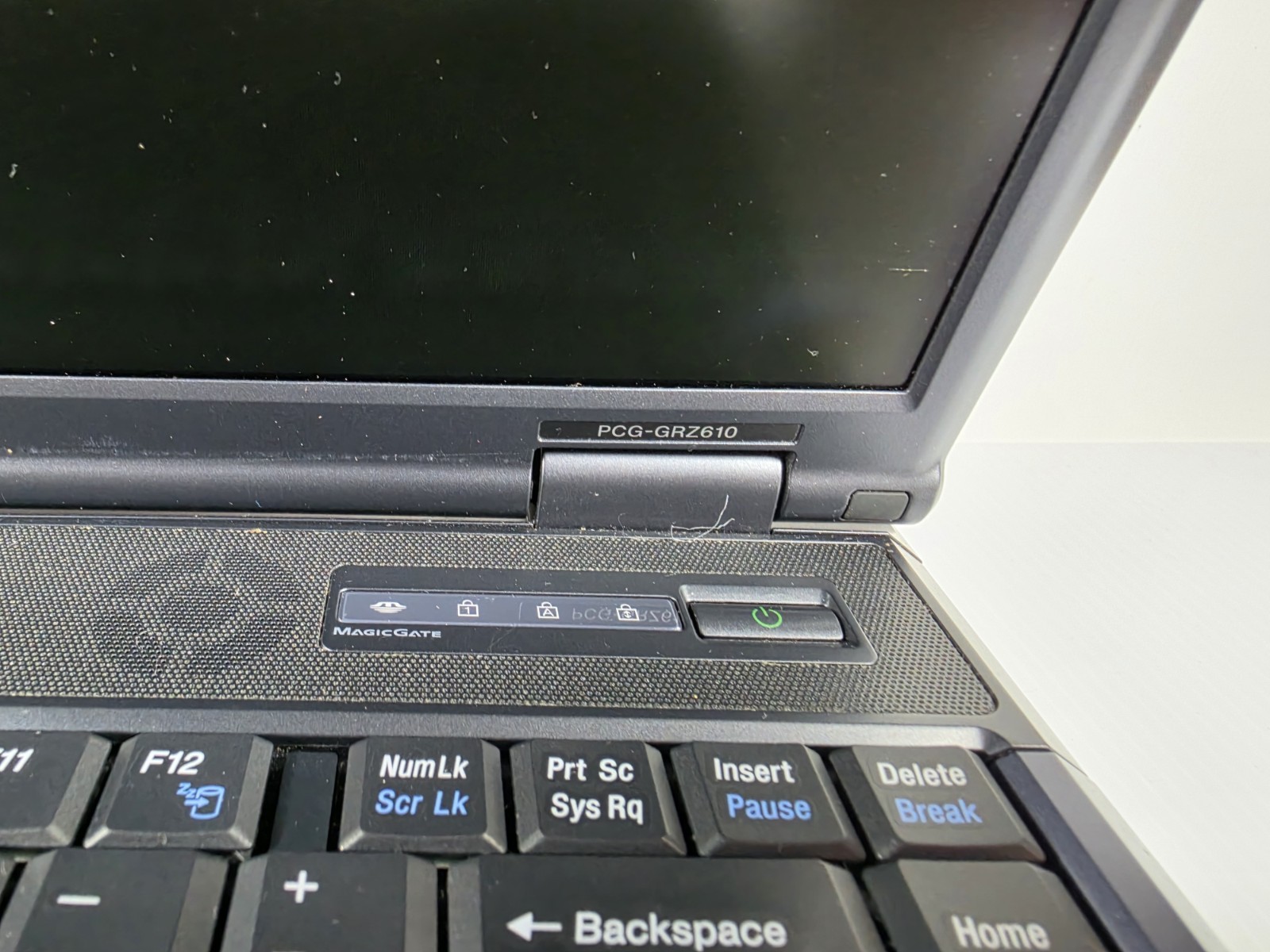SONY VAIO PCG-GRZ610 PCG-8L3L Pentium IIII DVD Turns On