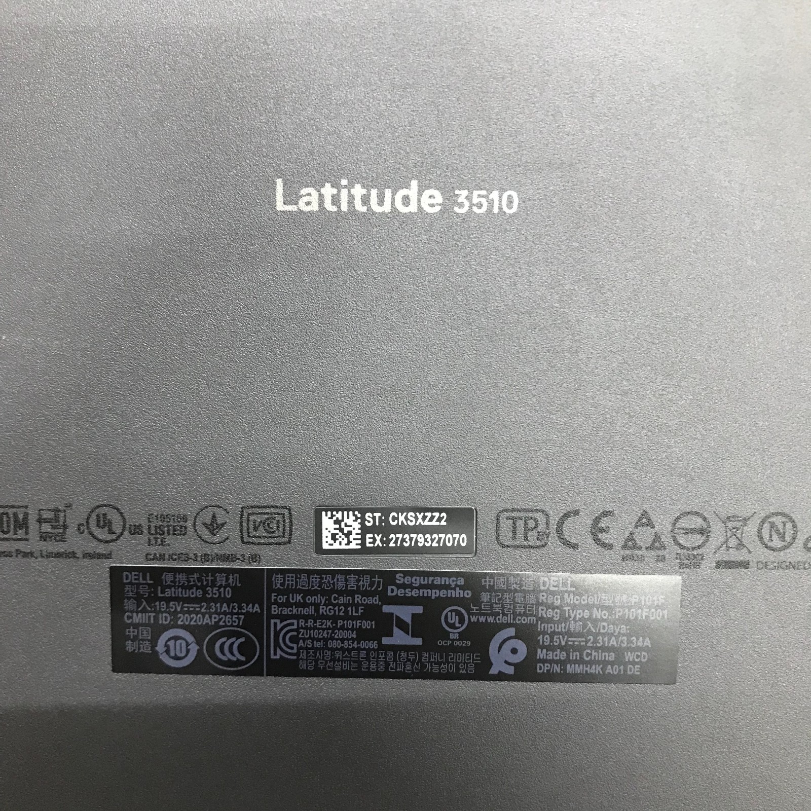 Dell Latitude 3510 Laptop i5-10210U 1.60GHz 8GB RAM 256GB SSD (Windows 11 Pro)