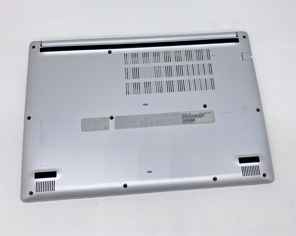 DEFECTIVE Acer Aspire A51555 156 i31005G1 12GHz 256GB SSD 12GB DDR4 Sil G3D