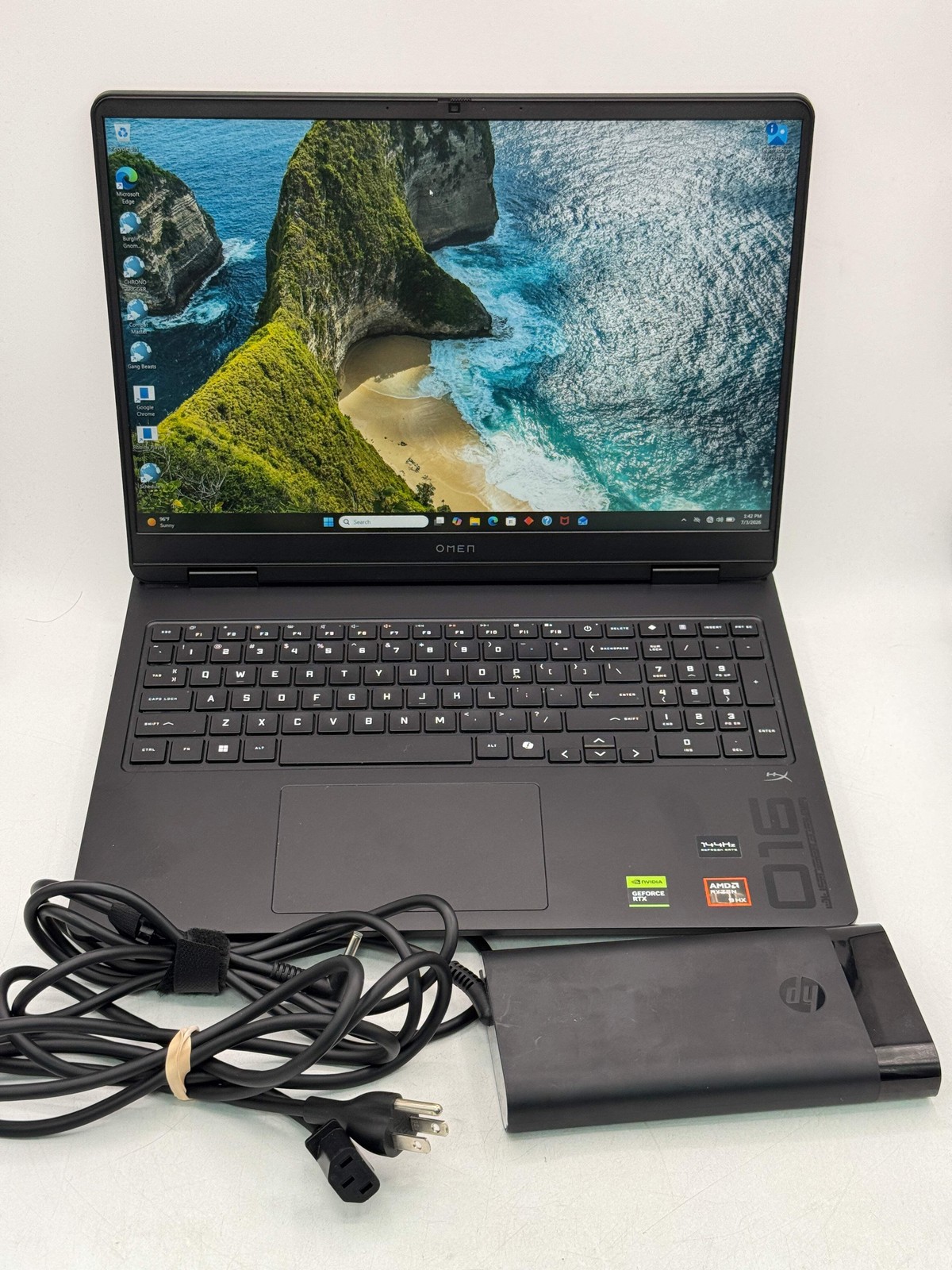 HP Omen 16-ap0053dx 16″ Ryzen 9 8940HX 2.4GHz 32GB RAM 1TB SSD GeForce RTX 5060
