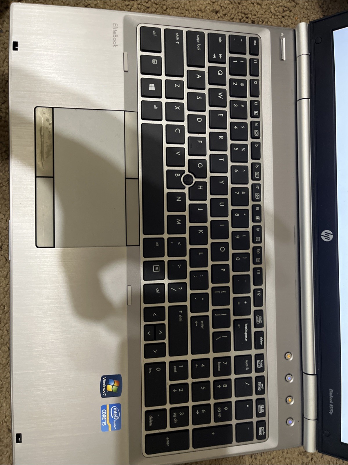 HP EliteBook 8570P Intel i5 2.5GHz – Read Description Before Buy