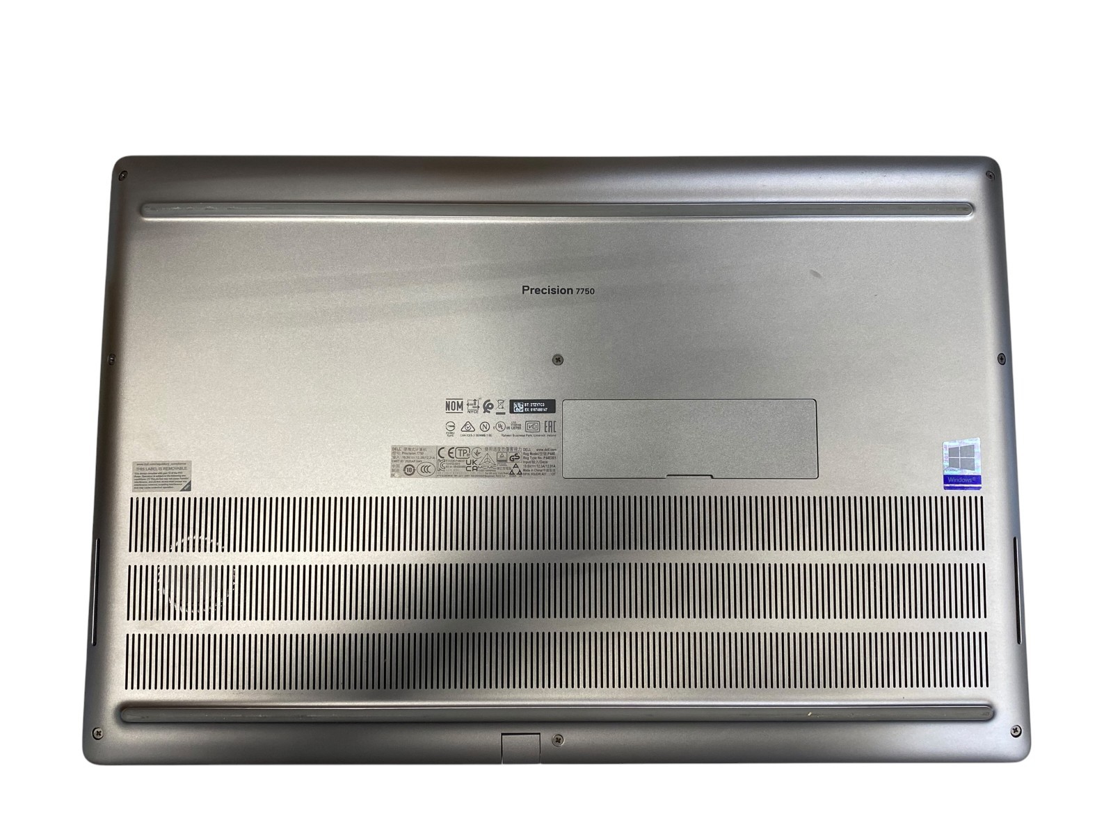 Dell Precision 7750 17″ i7-10850H CPU 2.70Hz 32GB Ram No SSD NO OS