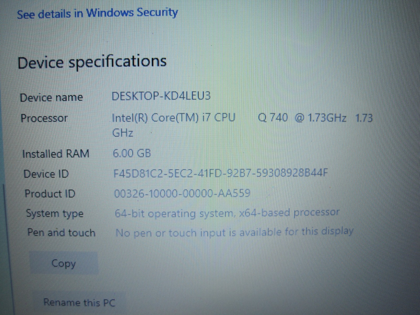 Toshiba A660-SERIES PSAW3U 10405T Windows 10 and Power Supply