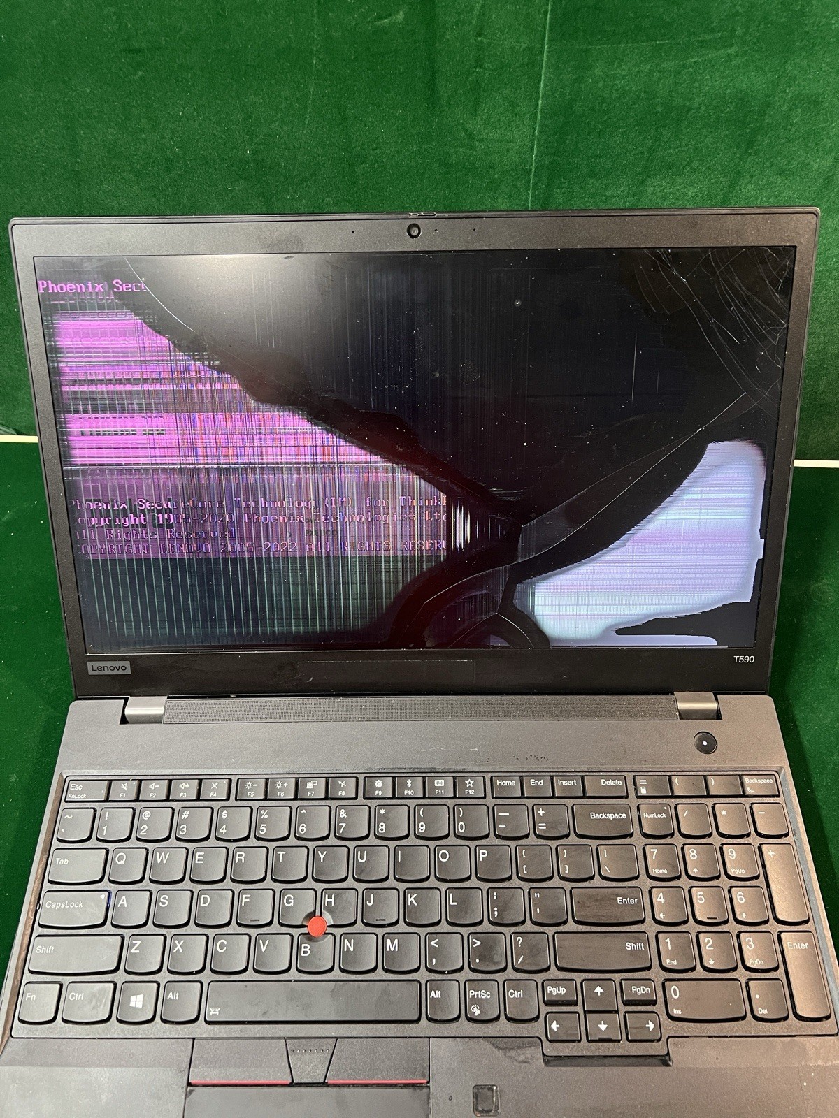 Lot Of 2 LENOVO THINKPAD T590 & T580 INTEL CORE I5 8TH NO RAM NO HD