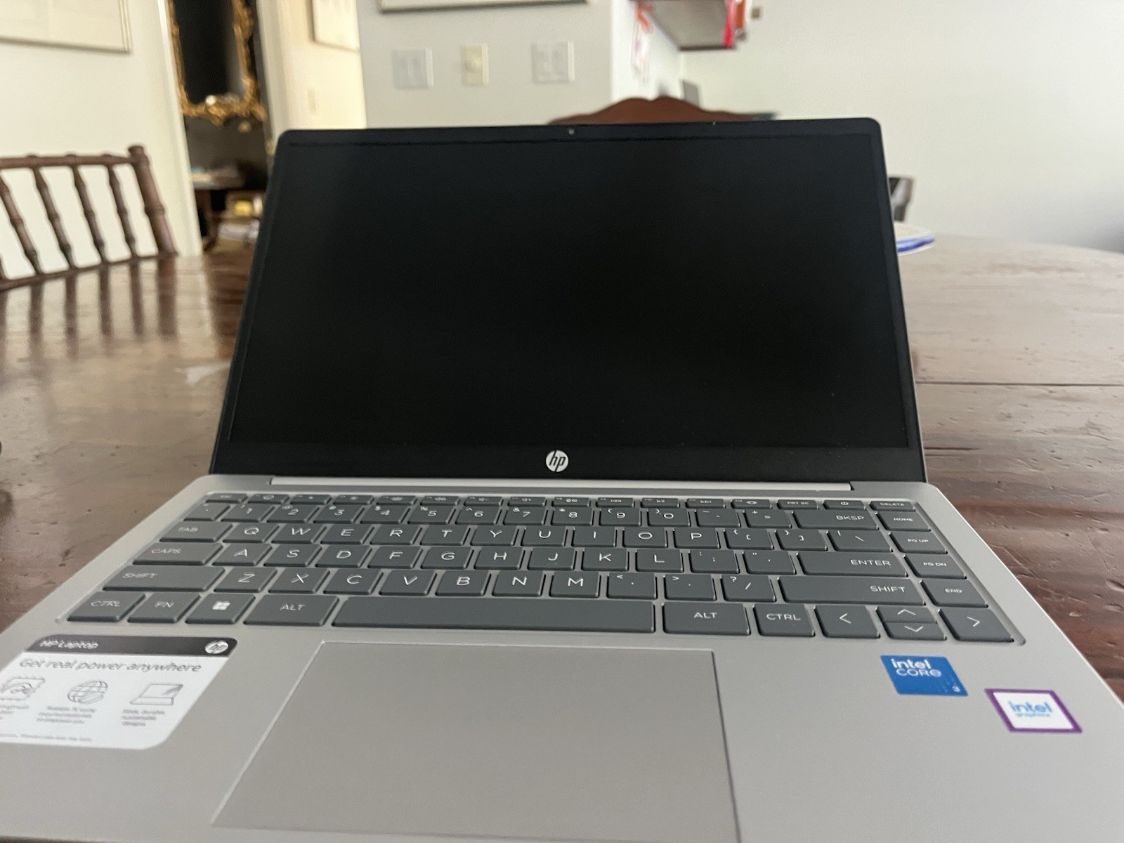 HP 14-inch Silver Notebook Laptop. Barely used.
