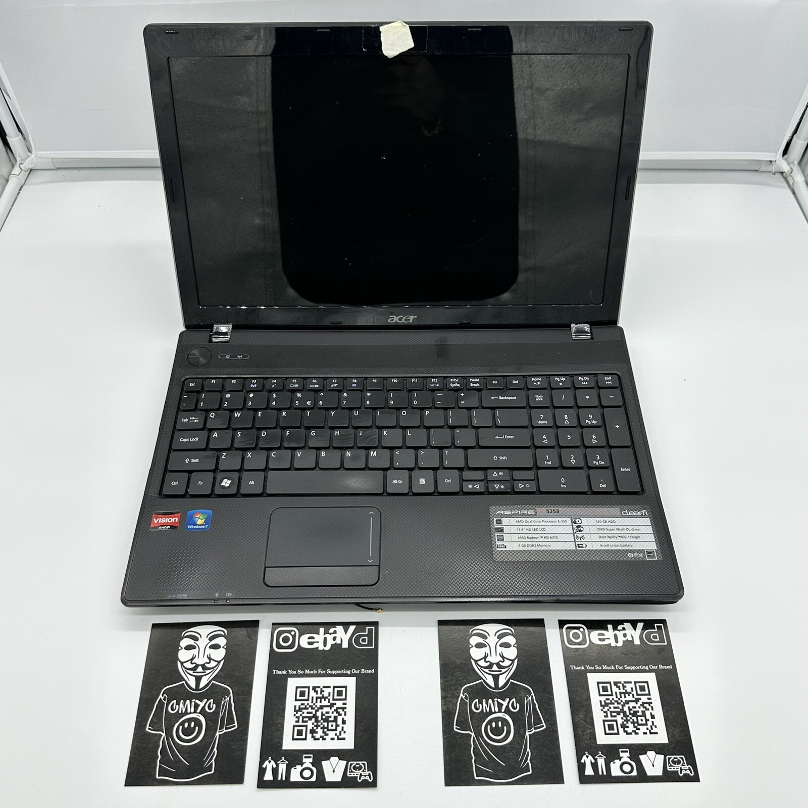Acer Aspire 5253 Laptop Notebook AMD Computer PC E-350 – Parts Only