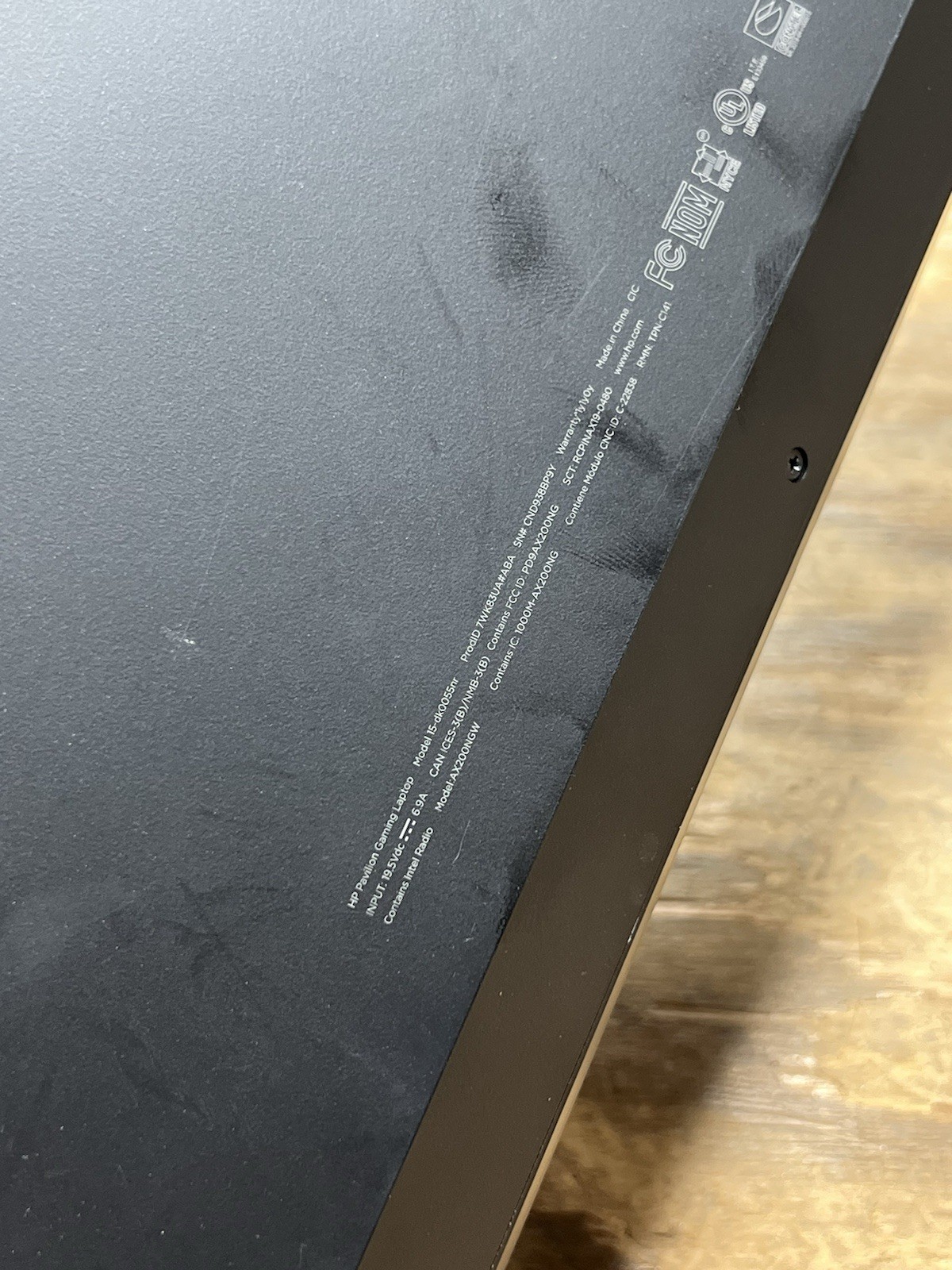 HP Pavilion 15.6” 256GB Intel Core i5 9th Gen 2.40GHz 8GB BATTERY NEEDS REPAIR