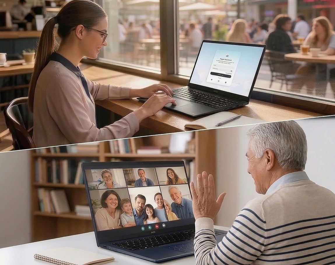 NEW Asus Vivobook AI 2026 14″ Full HD Business laptop, Intel 10-Core 5-120U