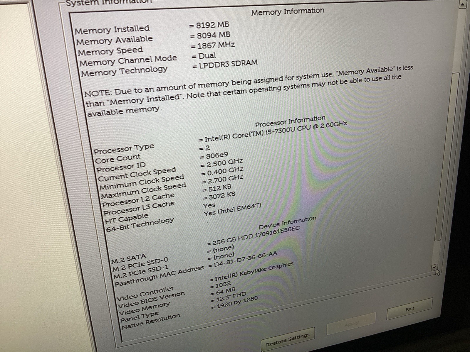 Dell Latitude 5285 2 in 1 Laptop i5-7300U 256GB 8GB & Case & Pen – UNTESTED