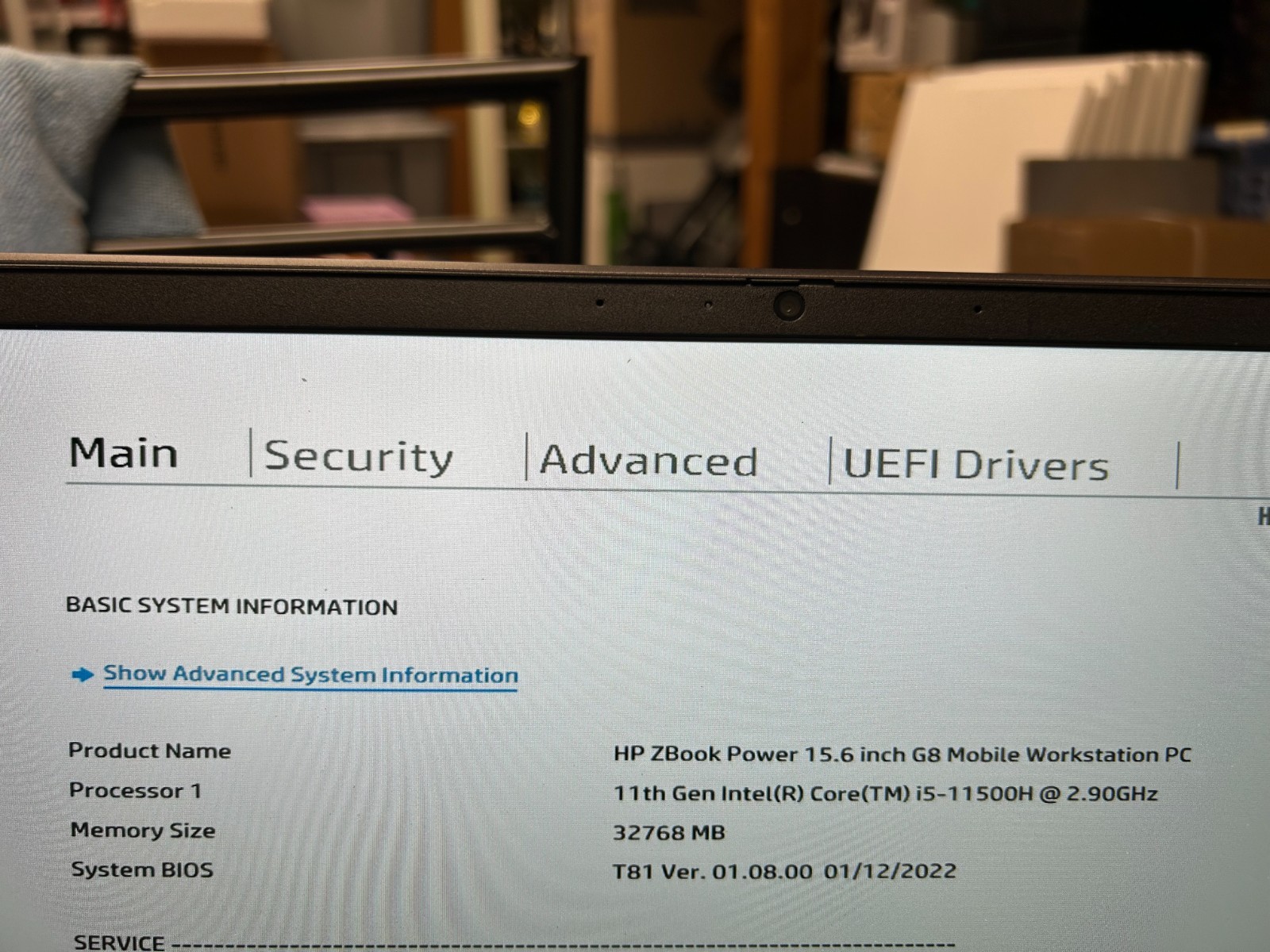 HP ZBook Power G8 15.6″ Laptop: Intel Core i5-11500H 2.9GHz – 32GB – 512GB HHD