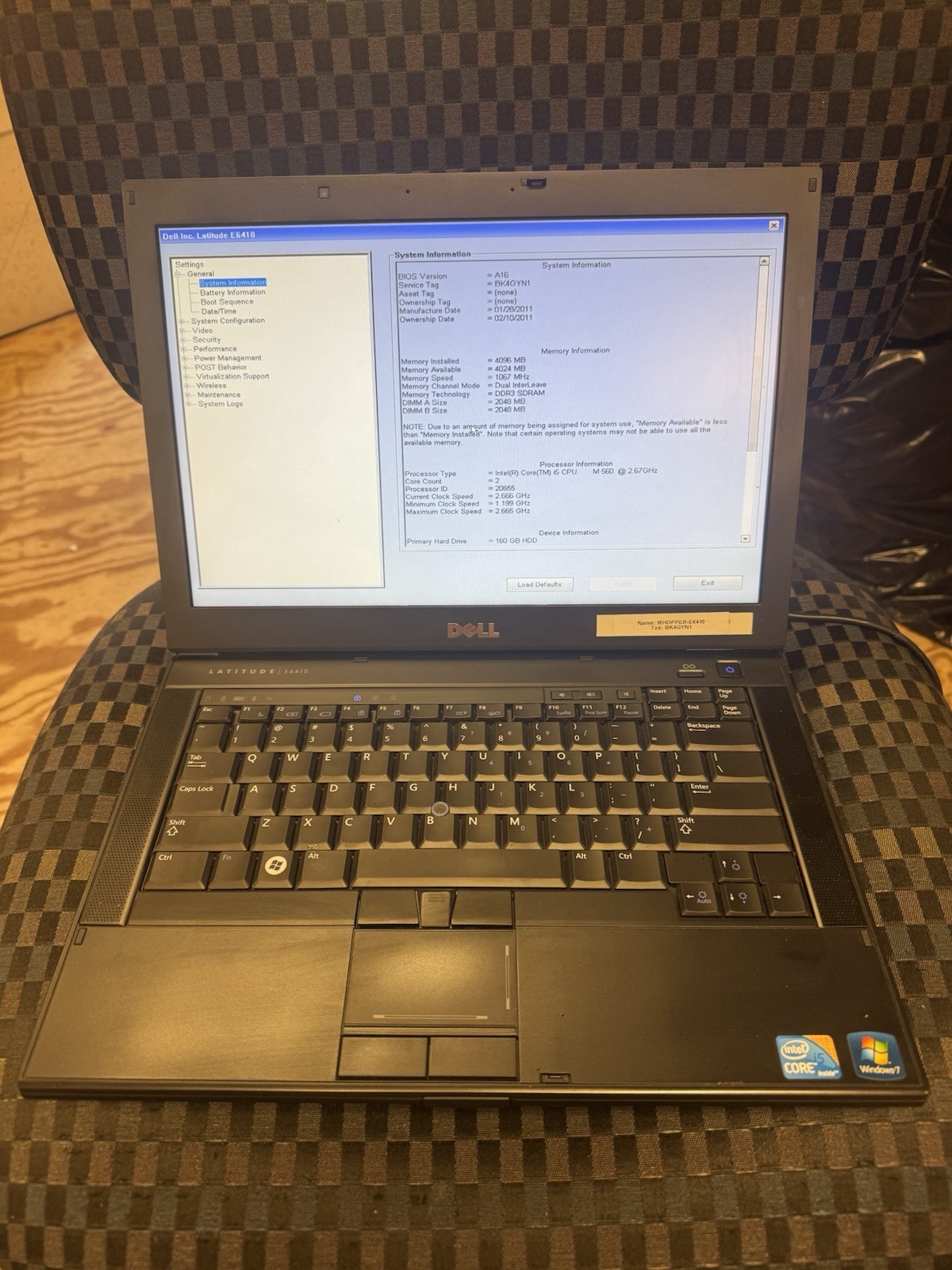 Dell Latitude E6410 14″ i5 M 560 2.67GHz 4GB 160GB HDD Win 10 Pro