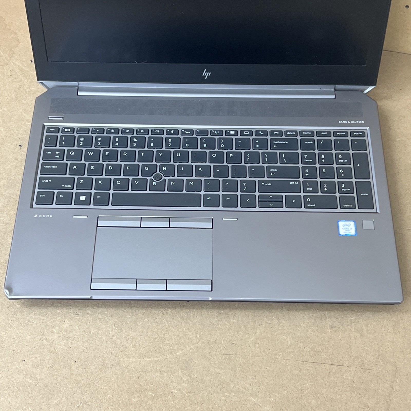HP ZBook 15 G5 i7-8850H 2.6GHz 16GB Ram Quadro P1000- Fair *No SSD/OS, Read Desc