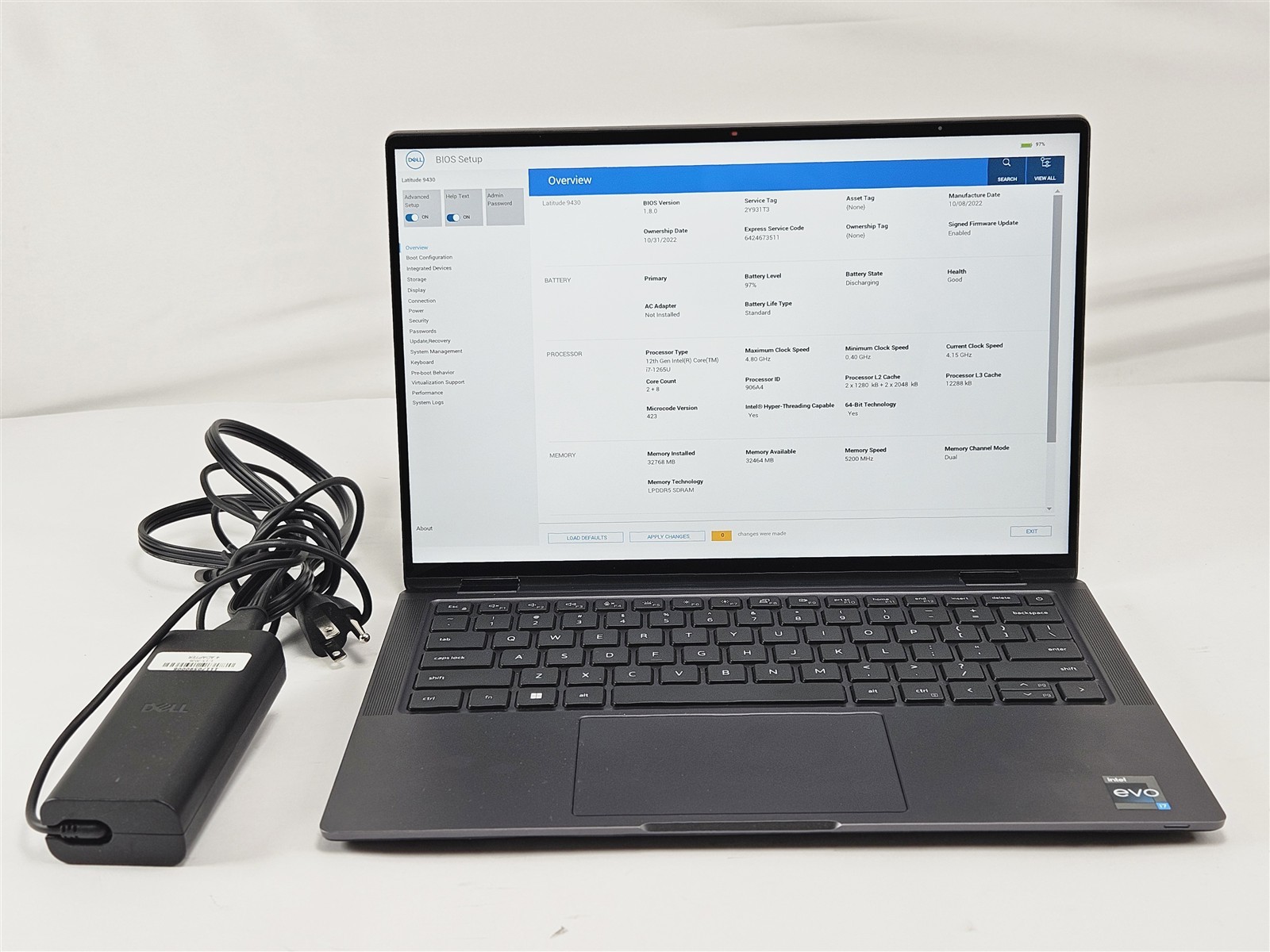 Dell Latitude 9430 2-in-1 Intel Core i7-1265U 32GB RAM 512GB SSD 14″