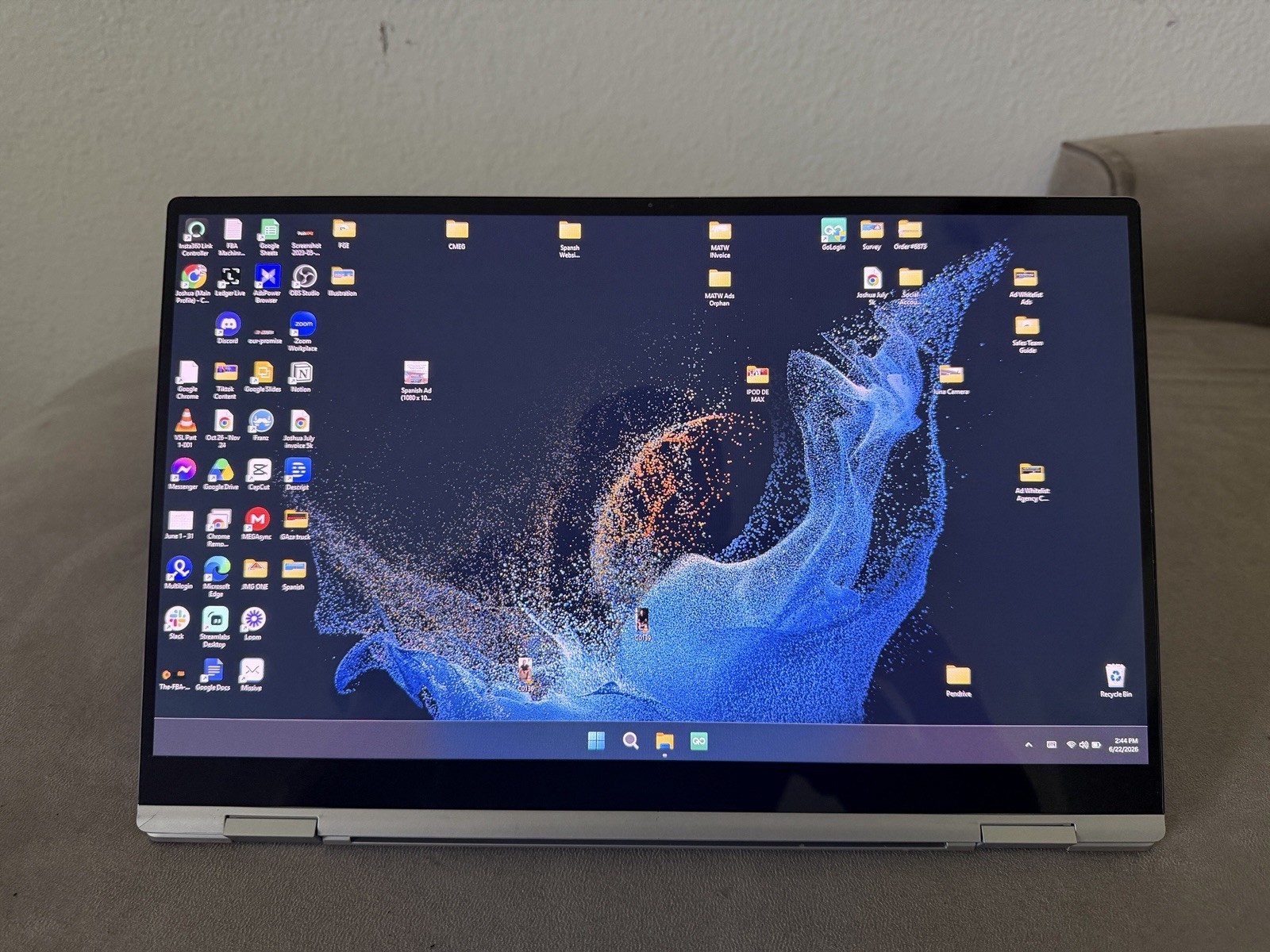 Samsung Galaxy Book2 Pro 360 15.6 AMOLED Touch i7-1260P 16GB 1TB 2-in-1 S Pen