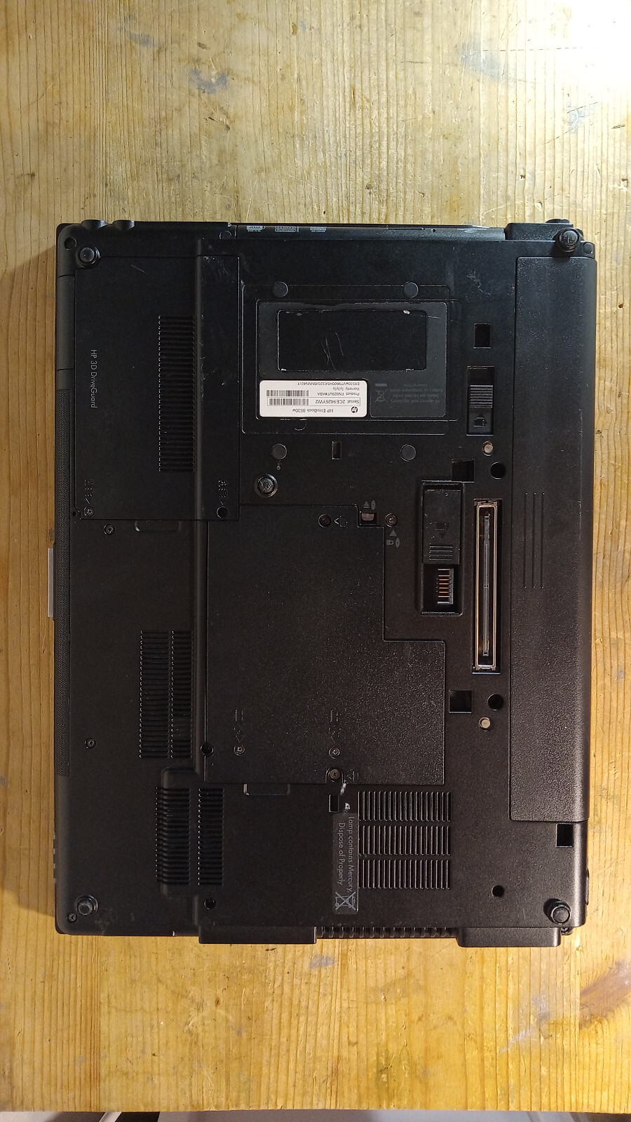 HP Elitebook 8530P, CPU Intel T9400 2.3 GHZ, 480 SSD, 4 GB RAM, Win. 11 Pro