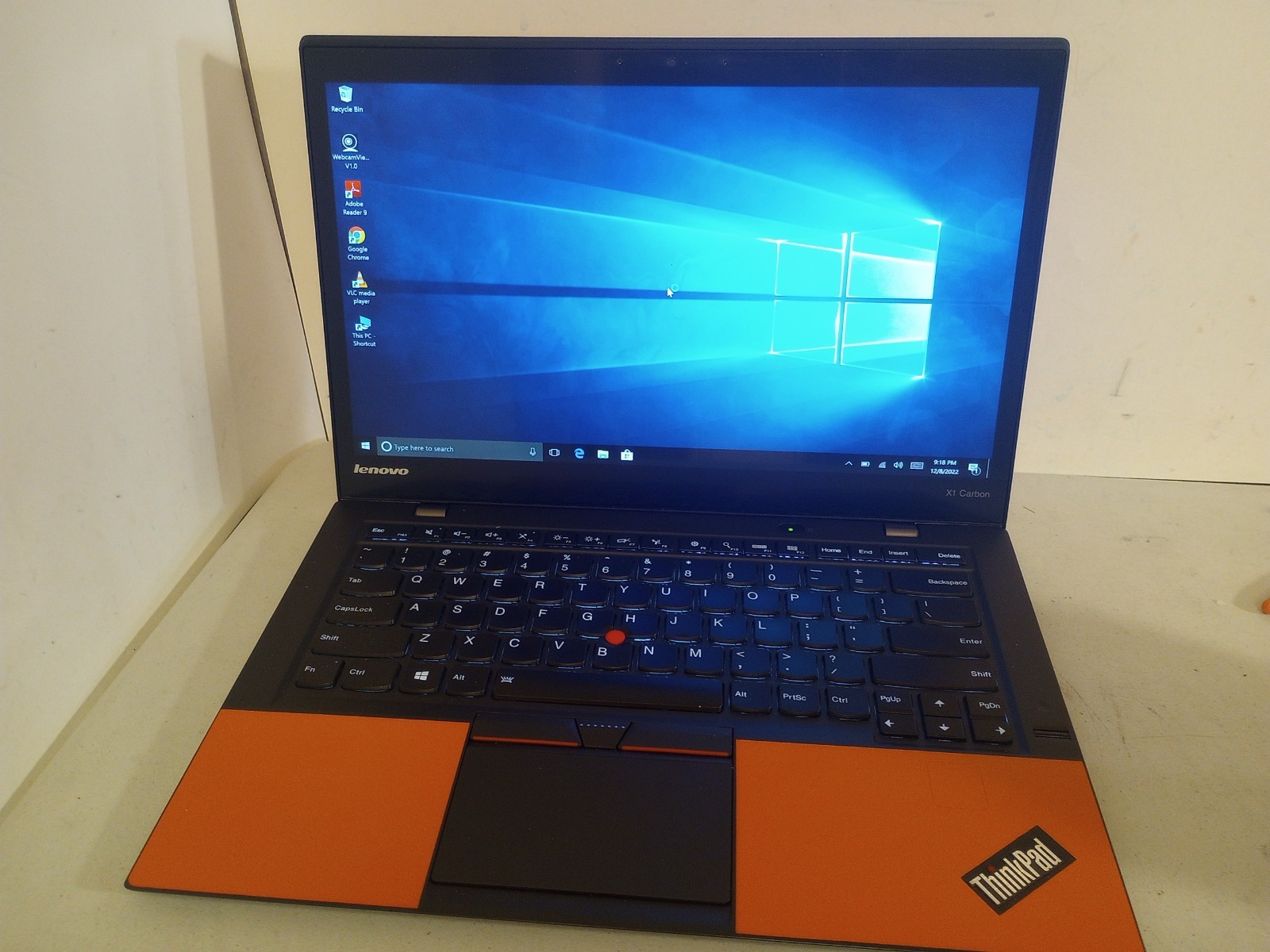 SUPER! FAST&SLIM ORANGE LENOVO i5 2.7GHz,8G RAM 256G SSD WIN11 PRO,CAM
