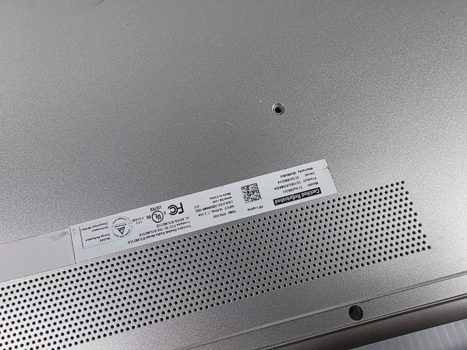 HP 17-by3053cl Core I5 16GB RAM *READ