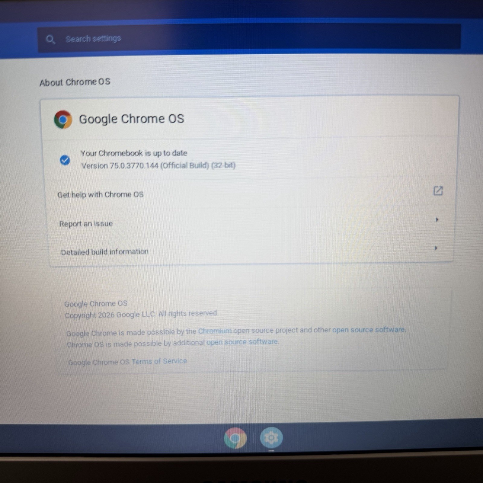 Samsung Chromebook XE303C12 11.6” 16GB Laptop Used